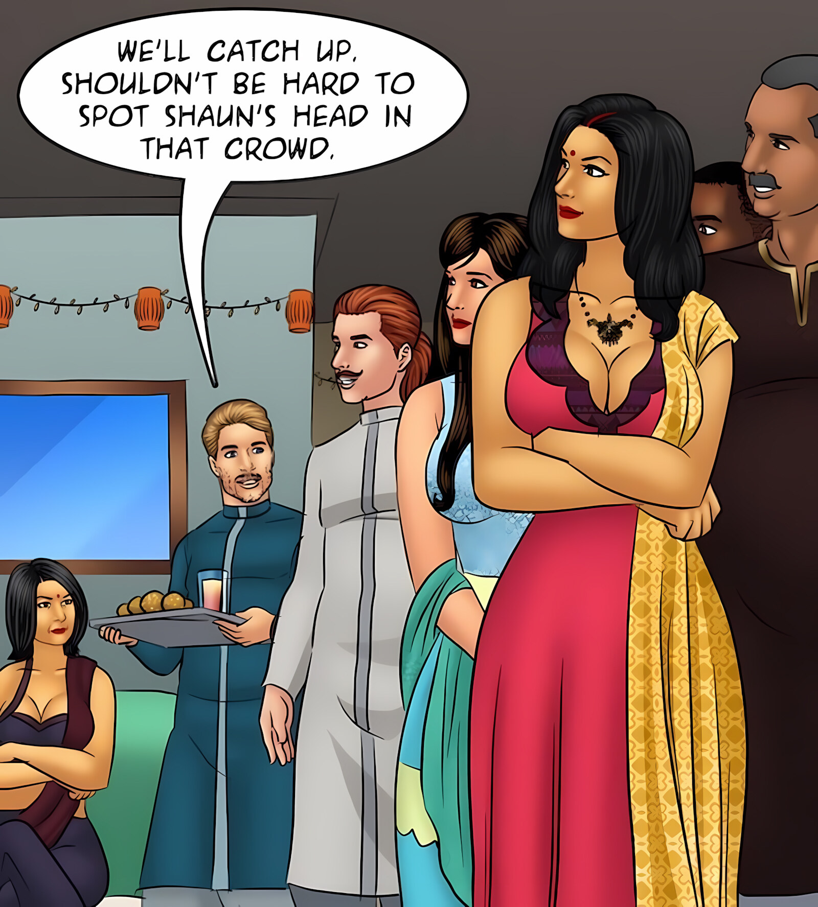 Savita Bhabhi 91-100 [Kirtu], Savita Bhabhi 96 - Fireworks, page 42 of 151