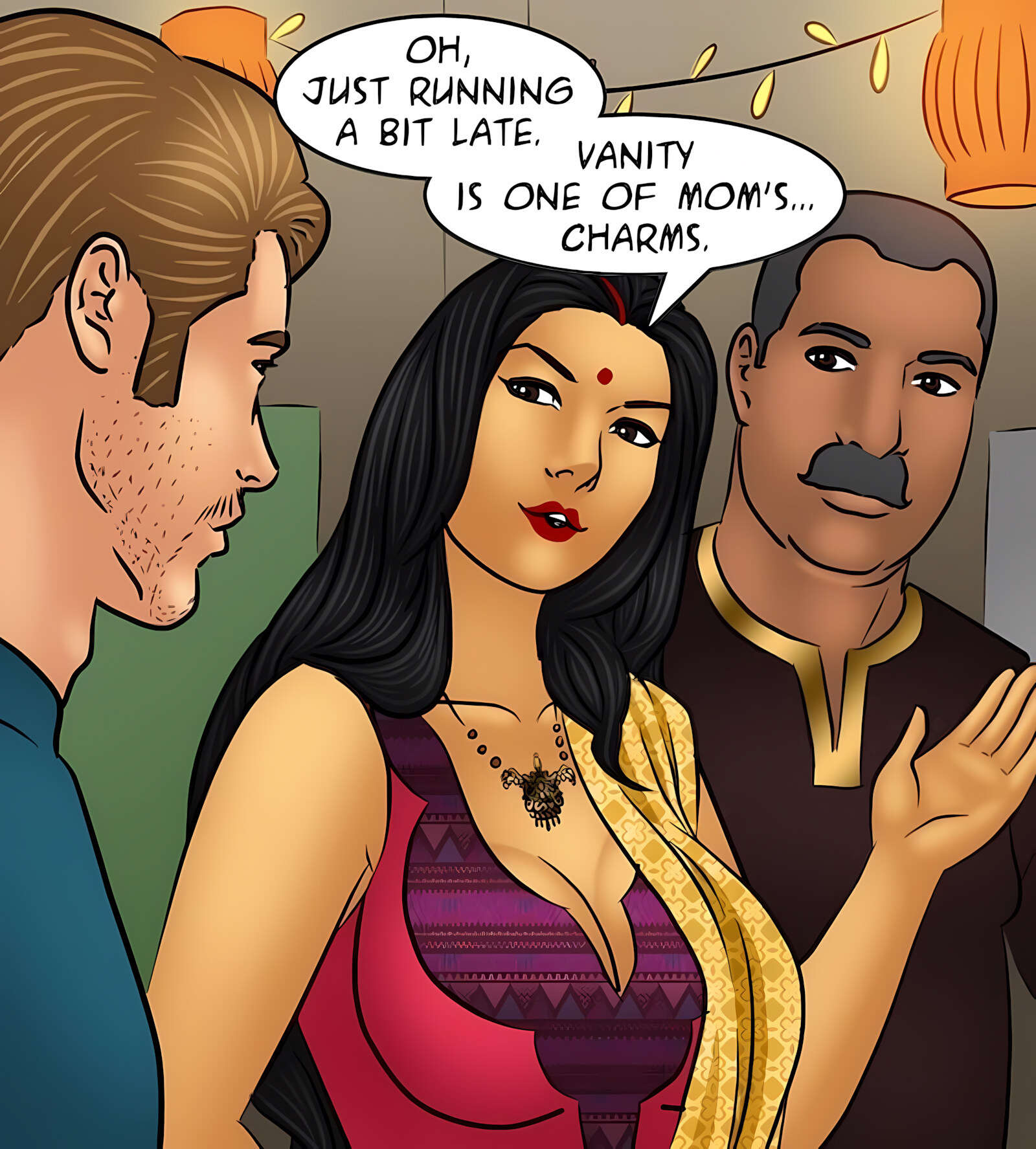 Savita Bhabhi 91-100 [Kirtu], Savita Bhabhi 96 - Fireworks, page 6 of 151