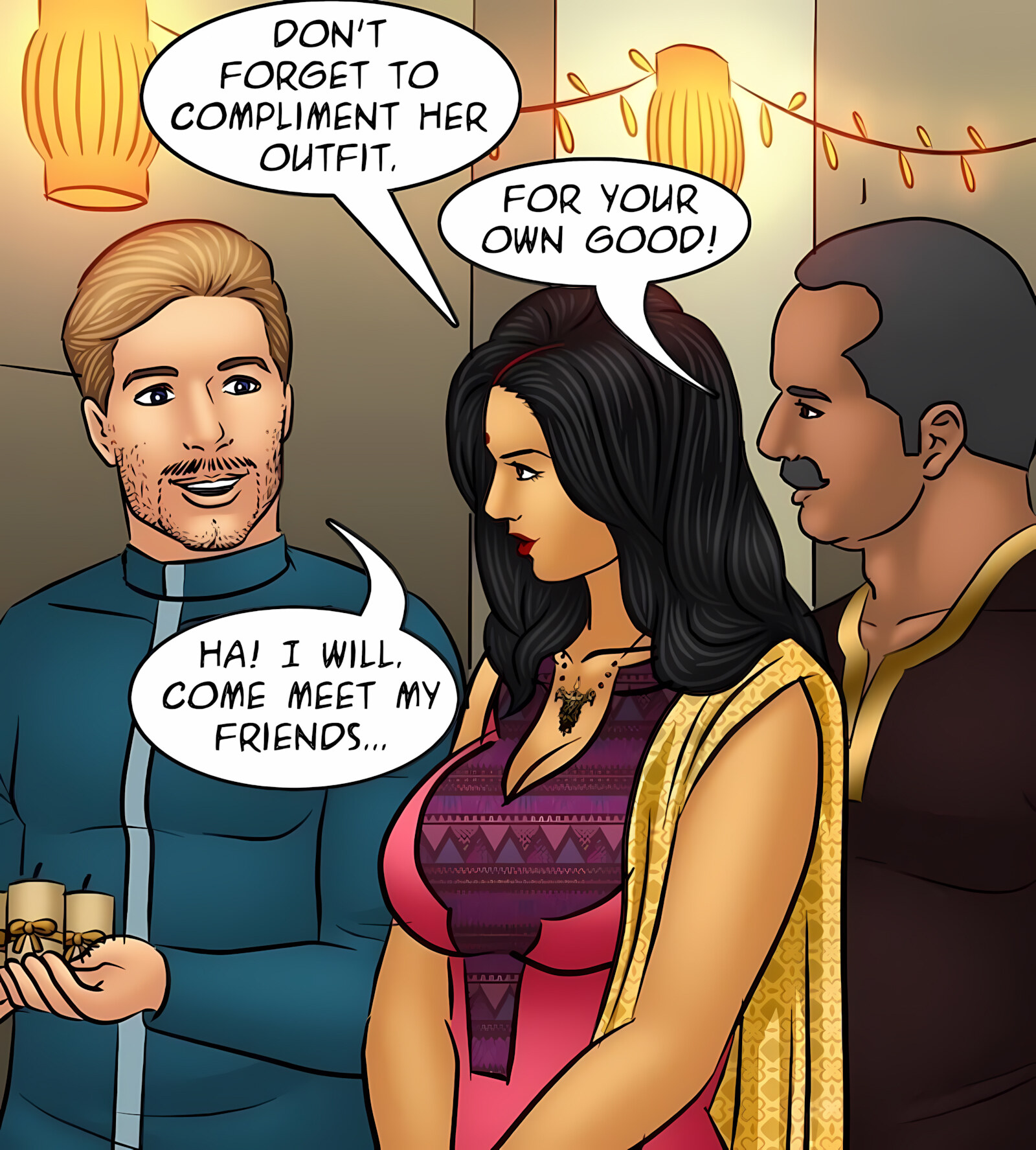 Savita Bhabhi 91-100 [Kirtu], Savita Bhabhi 96 - Fireworks, page 7 of 151