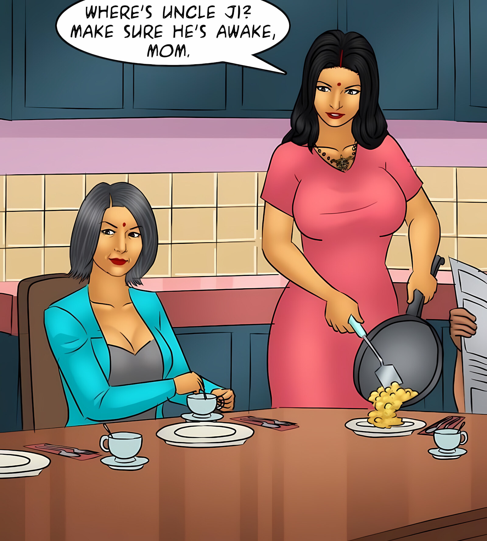 Savita Bhabhi 91-100 [Kirtu], Savita Bhabhi 95 - Burning Up With Desire, page 3 of 139