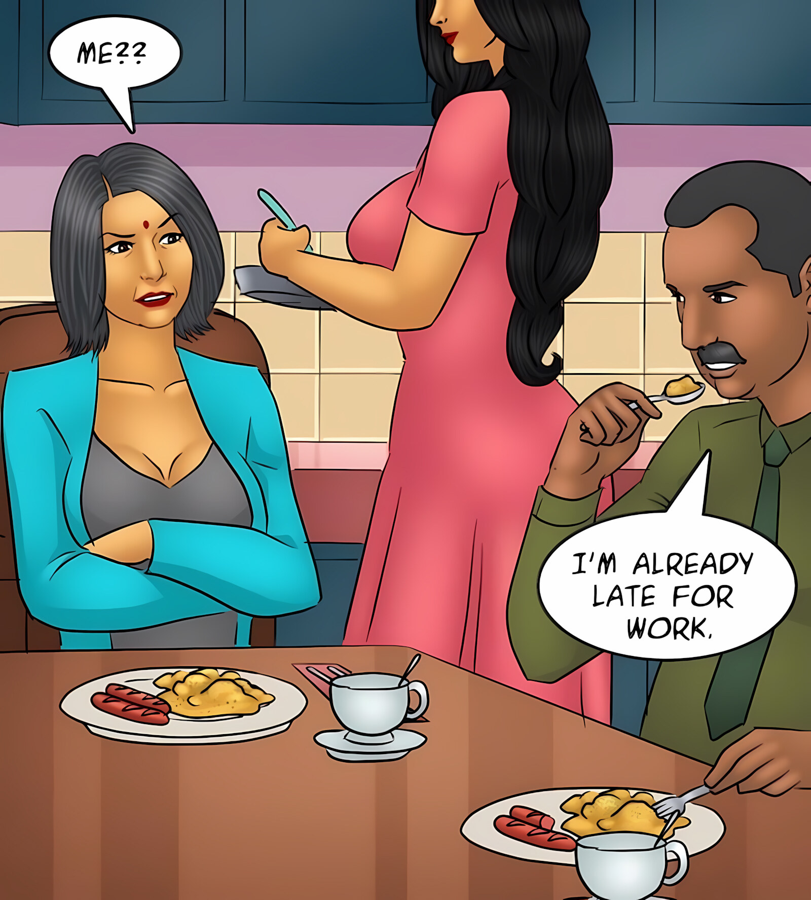 Savita Bhabhi 91-100 [Kirtu], Savita Bhabhi 95 - Burning Up With Desire, page 4 of 139