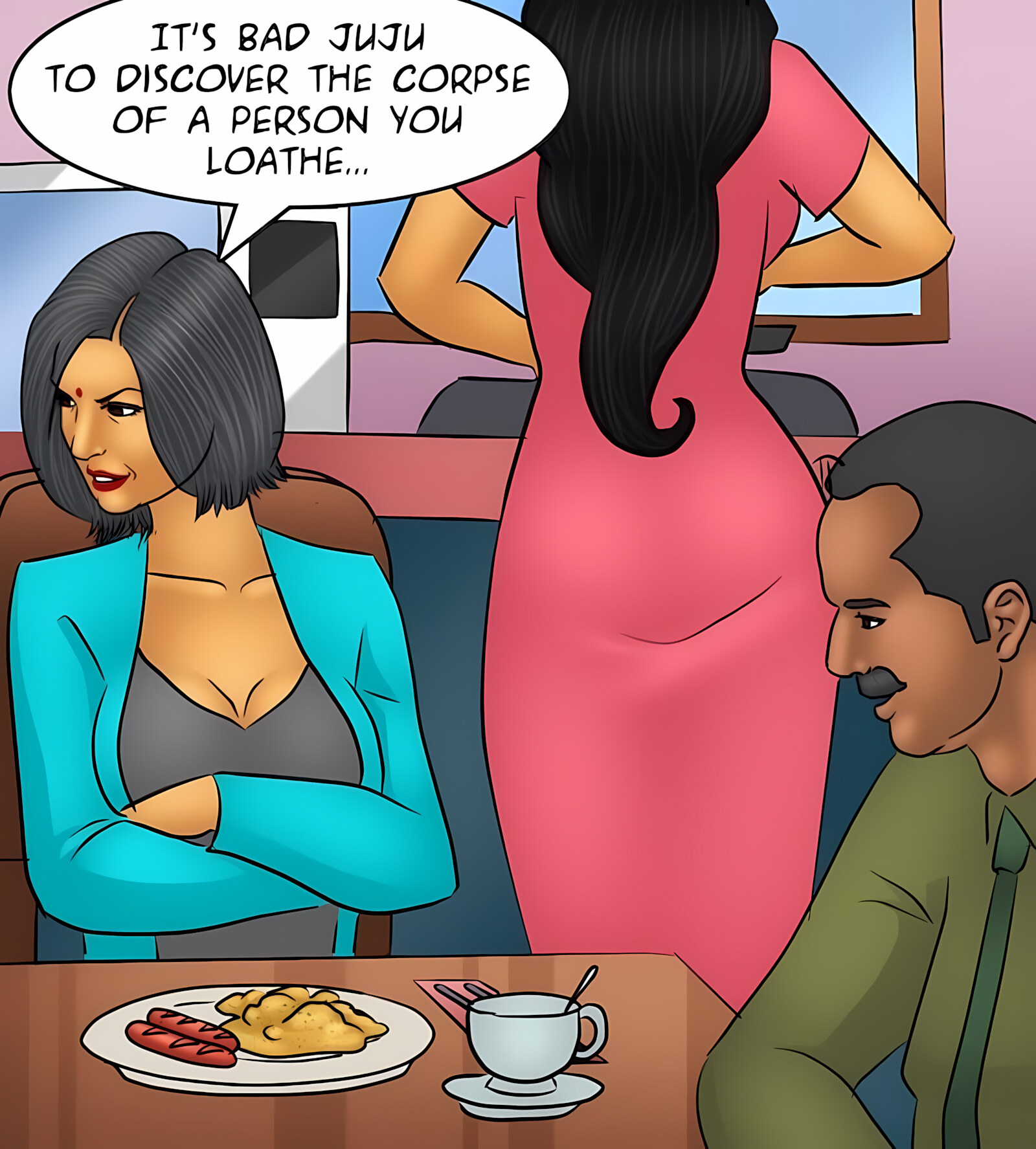 Savita Bhabhi 91-100 [Kirtu], Savita Bhabhi 95 - Burning Up With Desire, page 5 of 139