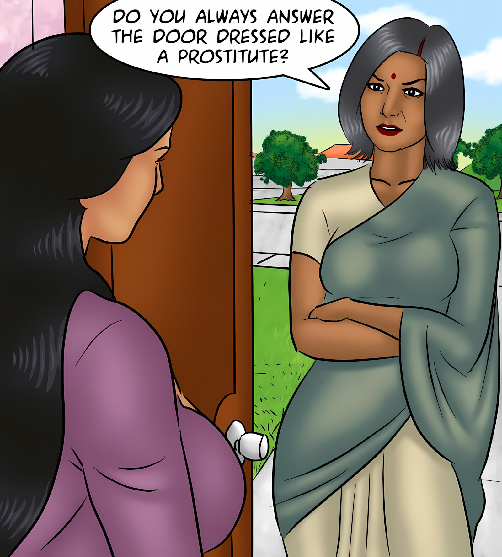 Savita Bhabhi 91-100 [Kirtu], Savita Bhabhi 94 - Double Your Pleasure, page 27 of 140