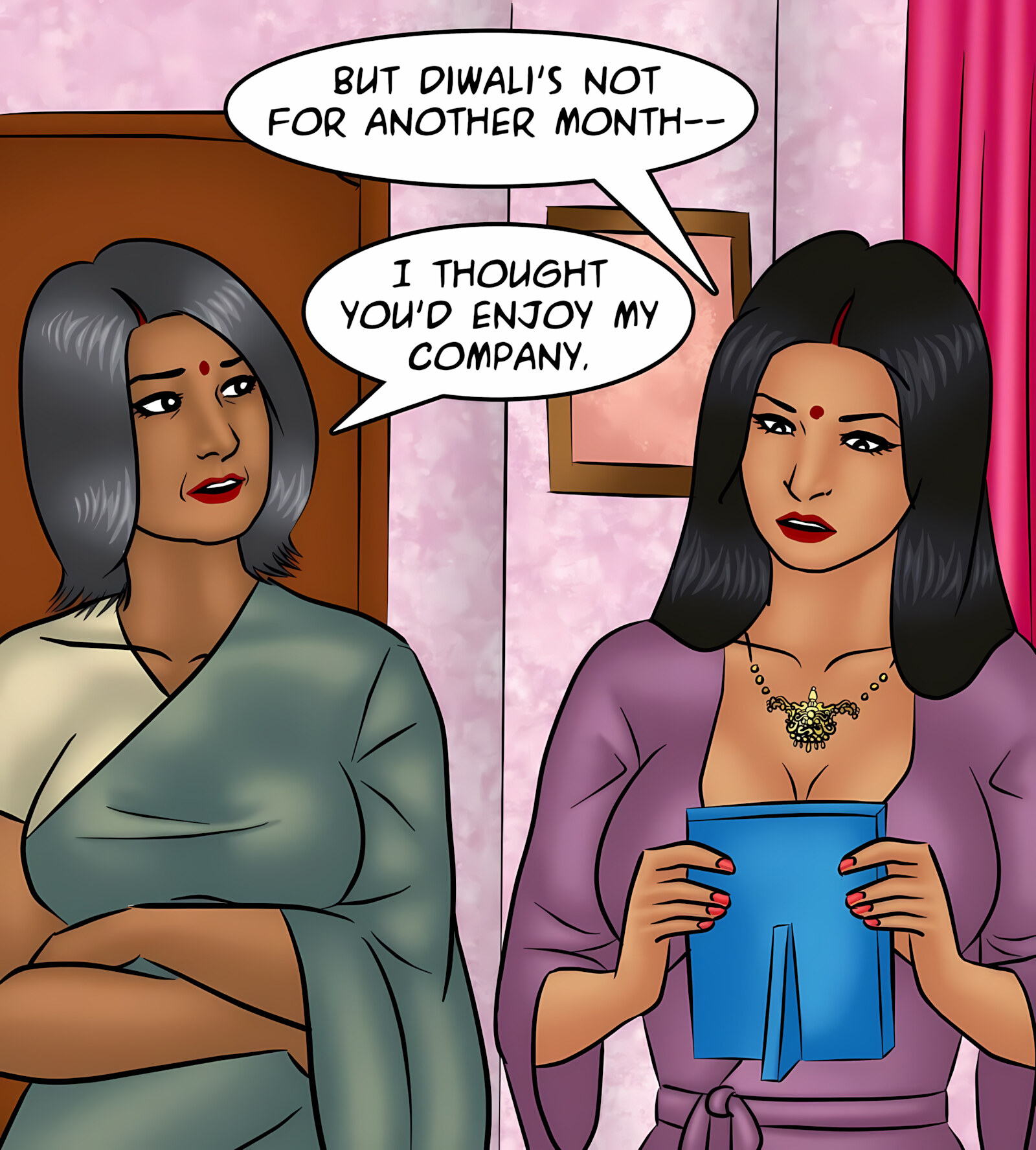 Savita Bhabhi 91-100 [Kirtu], Savita Bhabhi 94 - Double Your Pleasure, page 37 of 140