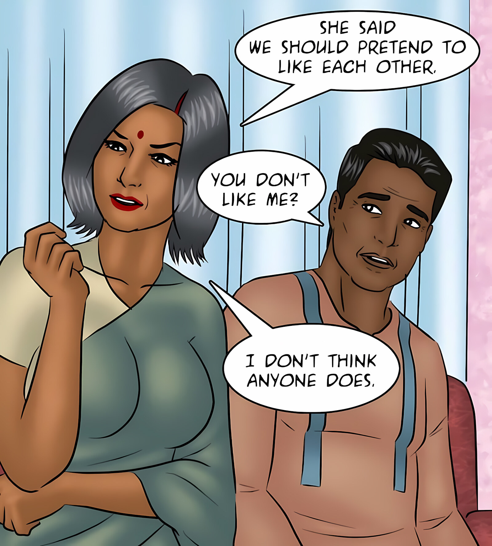 Savita Bhabhi 91-100 [Kirtu], Savita Bhabhi 94 - Double Your Pleasure, page 55 of 140
