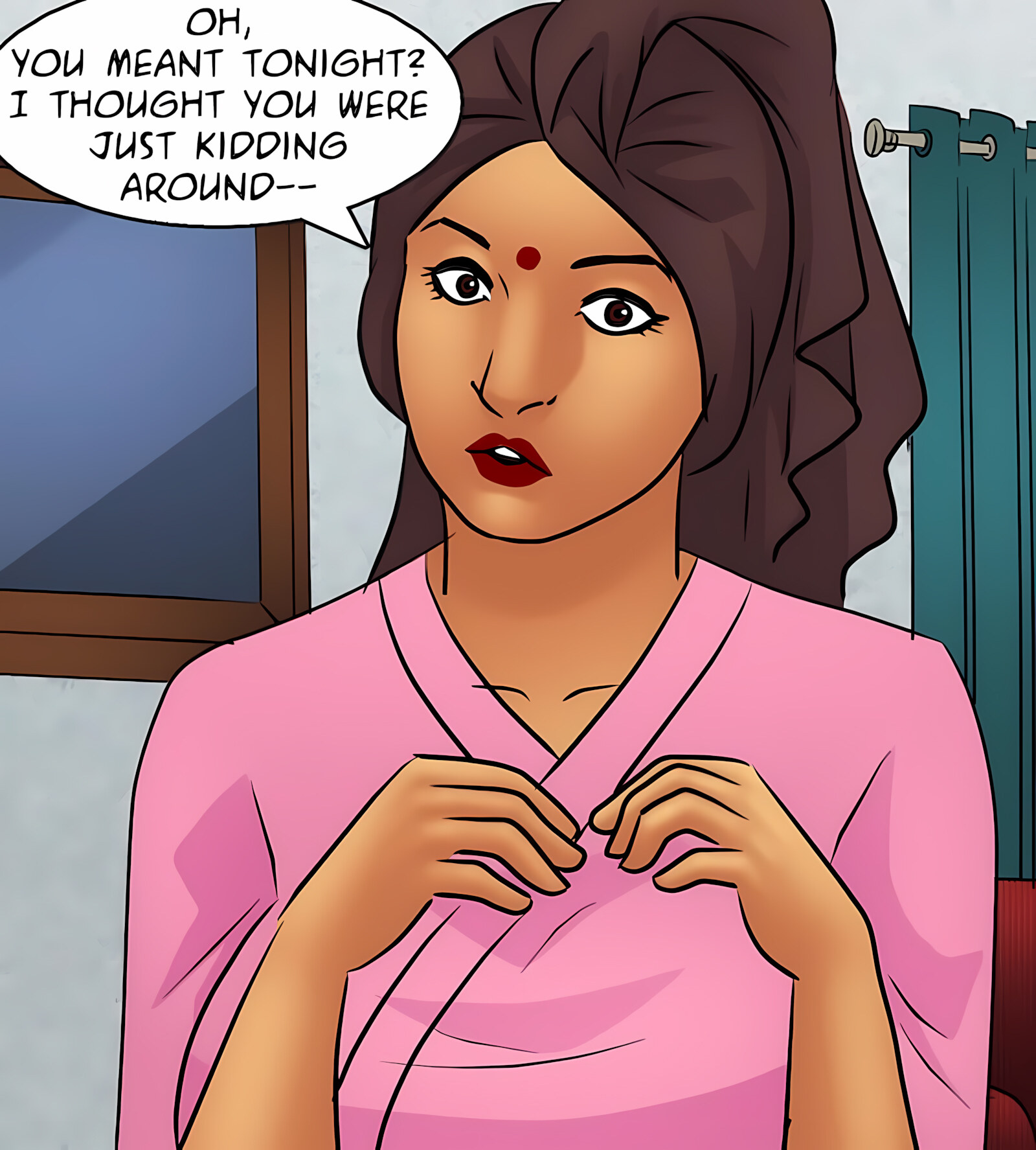 Savita Bhabhi 91-100 [Kirtu], Savita Bhabhi 93 - Wearing the Horns, page 27 of 137
