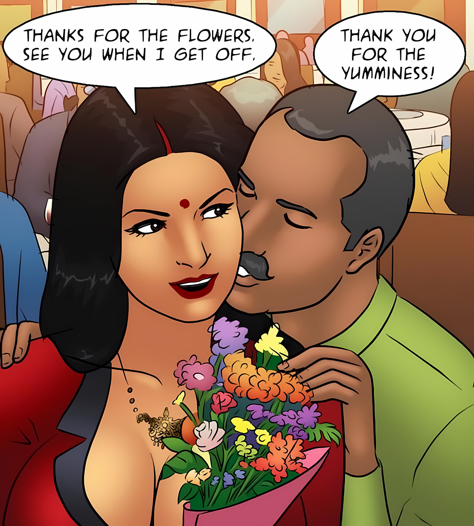 Savita Bhabhi 91-100 [Kirtu], Savita Bhabhi 93 - Wearing the Horns, page 8 of 137
