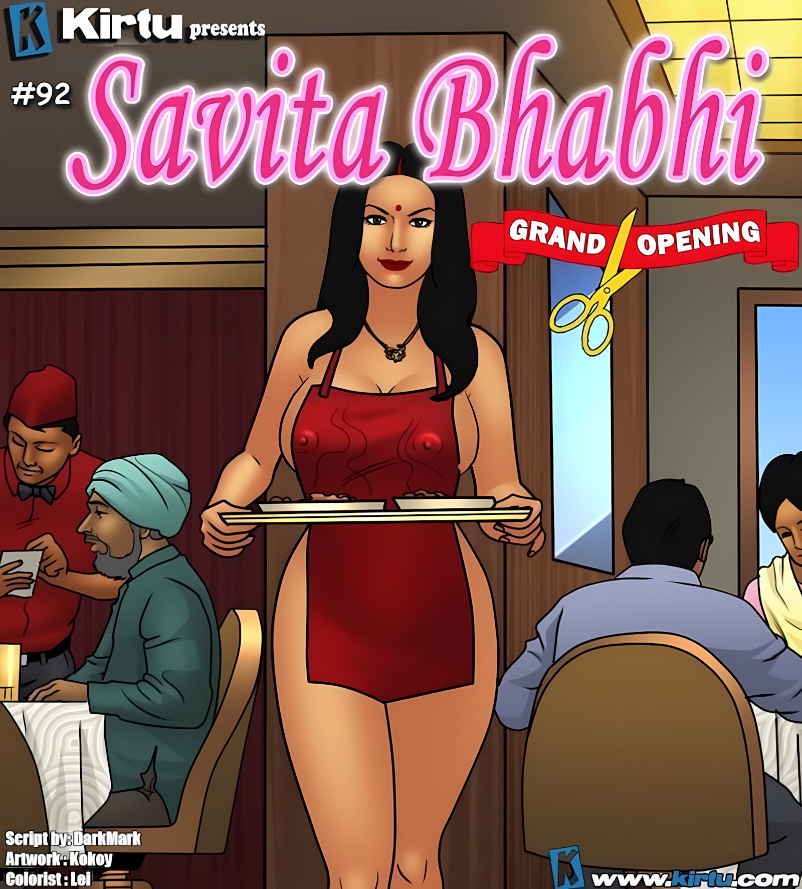 Savita Bhabhi 91-100 [Kirtu], Savita Bhabhi 92 - Grand Opening, page 1 of 133