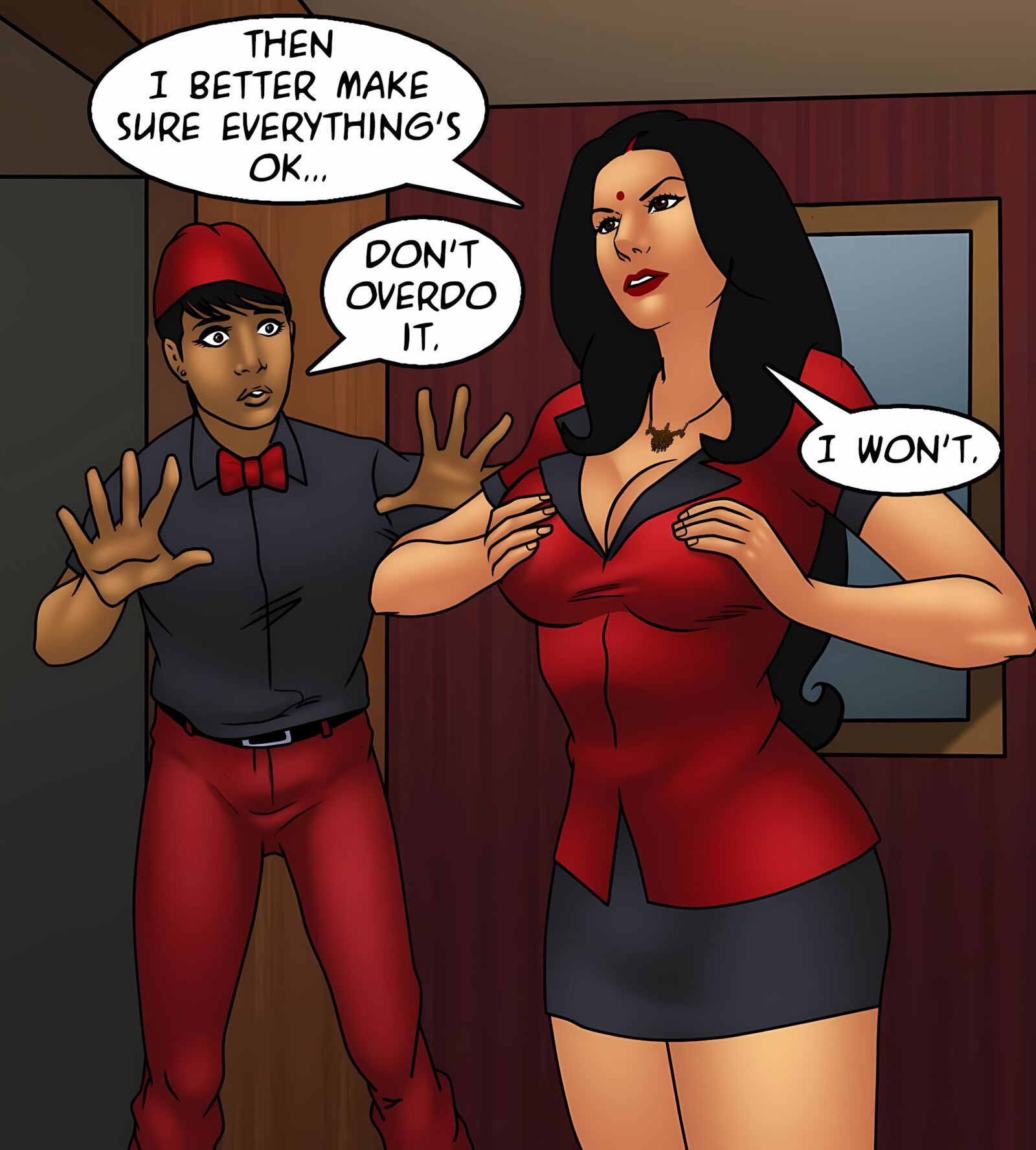 Savita Bhabhi 91-100 [Kirtu], Savita Bhabhi 92 - Grand Opening, page 63 of 133
