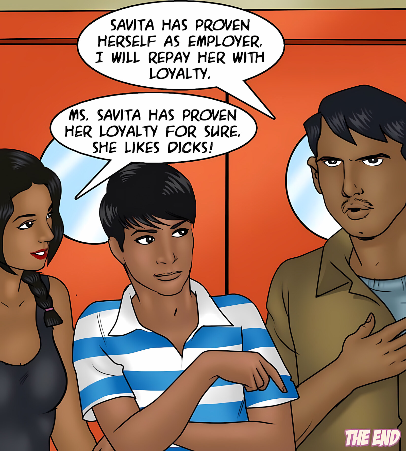 Savita Bhabhi 91-100 [Kirtu], Savita Bhabhi 91 - Now Hiring, page 136 of 136