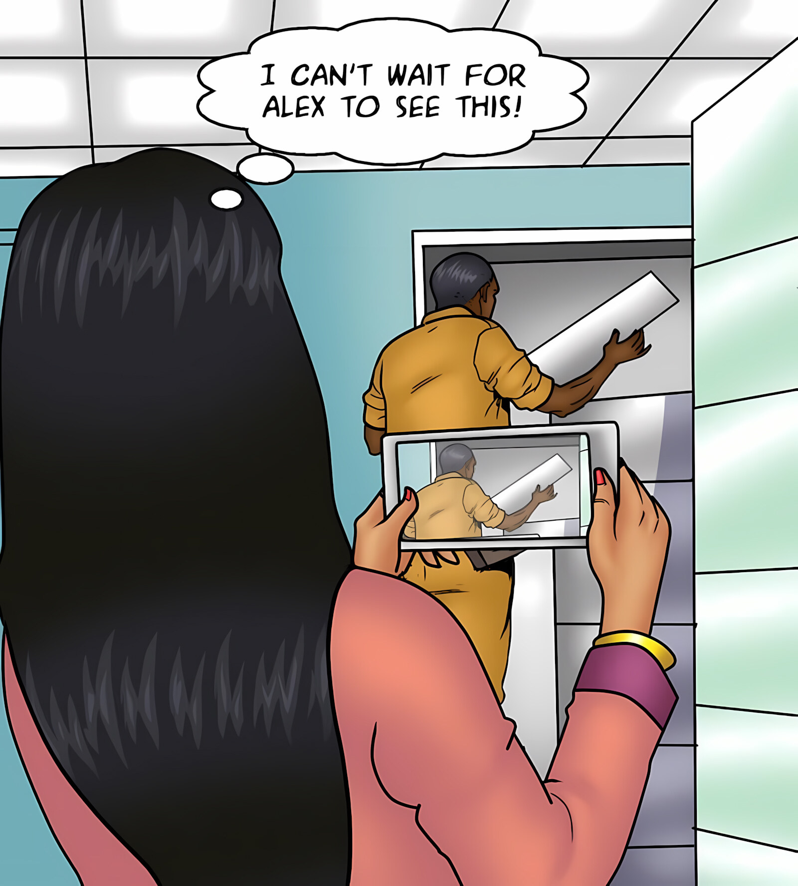 Savita Bhabhi 91-100 [Kirtu], Savita Bhabhi 91 - Now Hiring, page 15 of 136