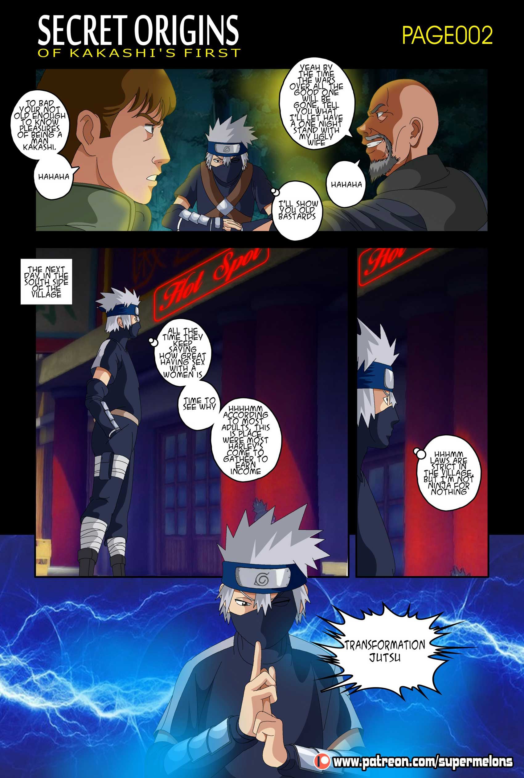 Secret Origins Of Kakashi’s First [Super Melons], Secret Origins Of Kakashi’s First, page 3 of 50