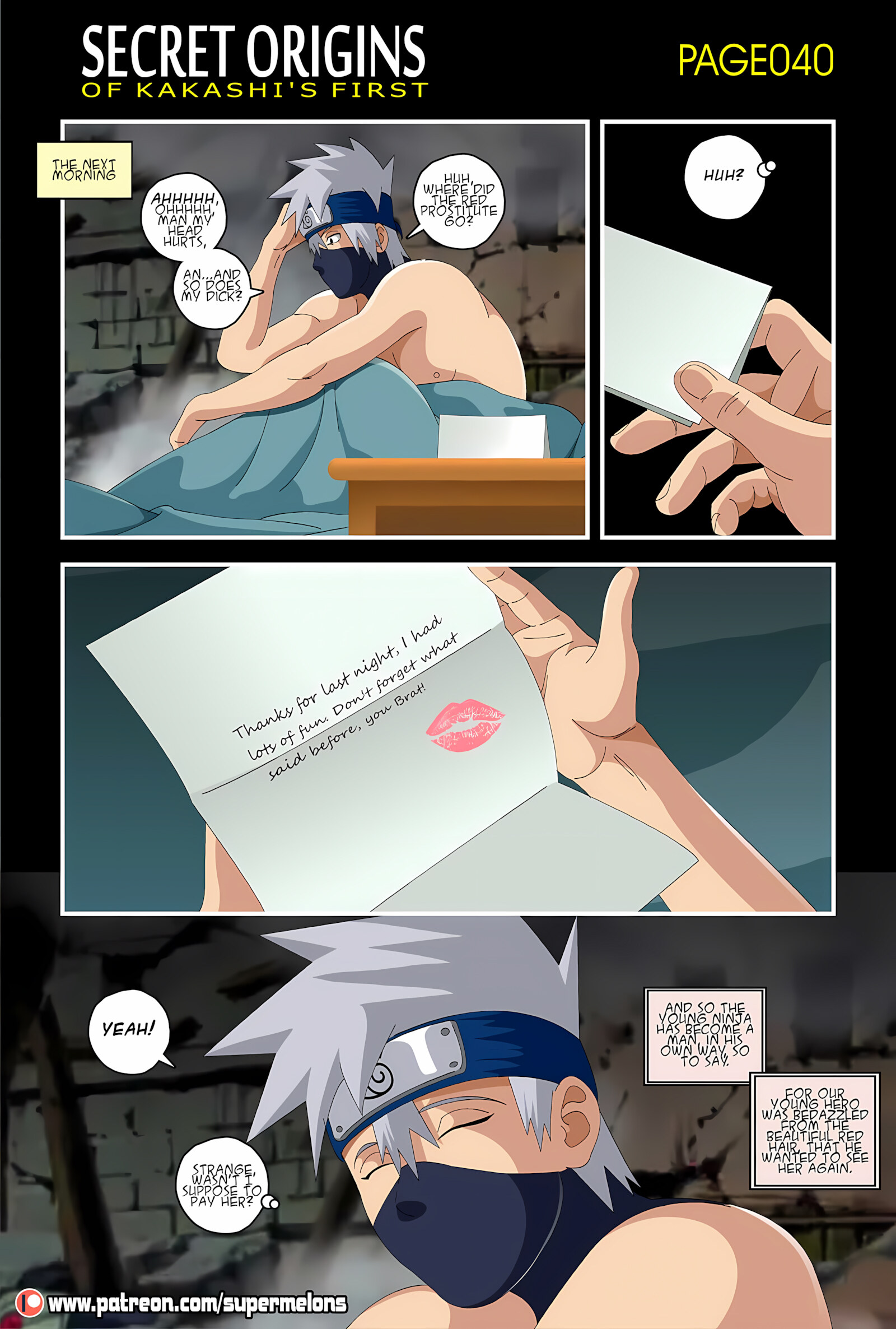 Secret Origins Of Kakashi’s First [Super Melons], Secret Origins Of Kakashi’s First, page 41 of 50