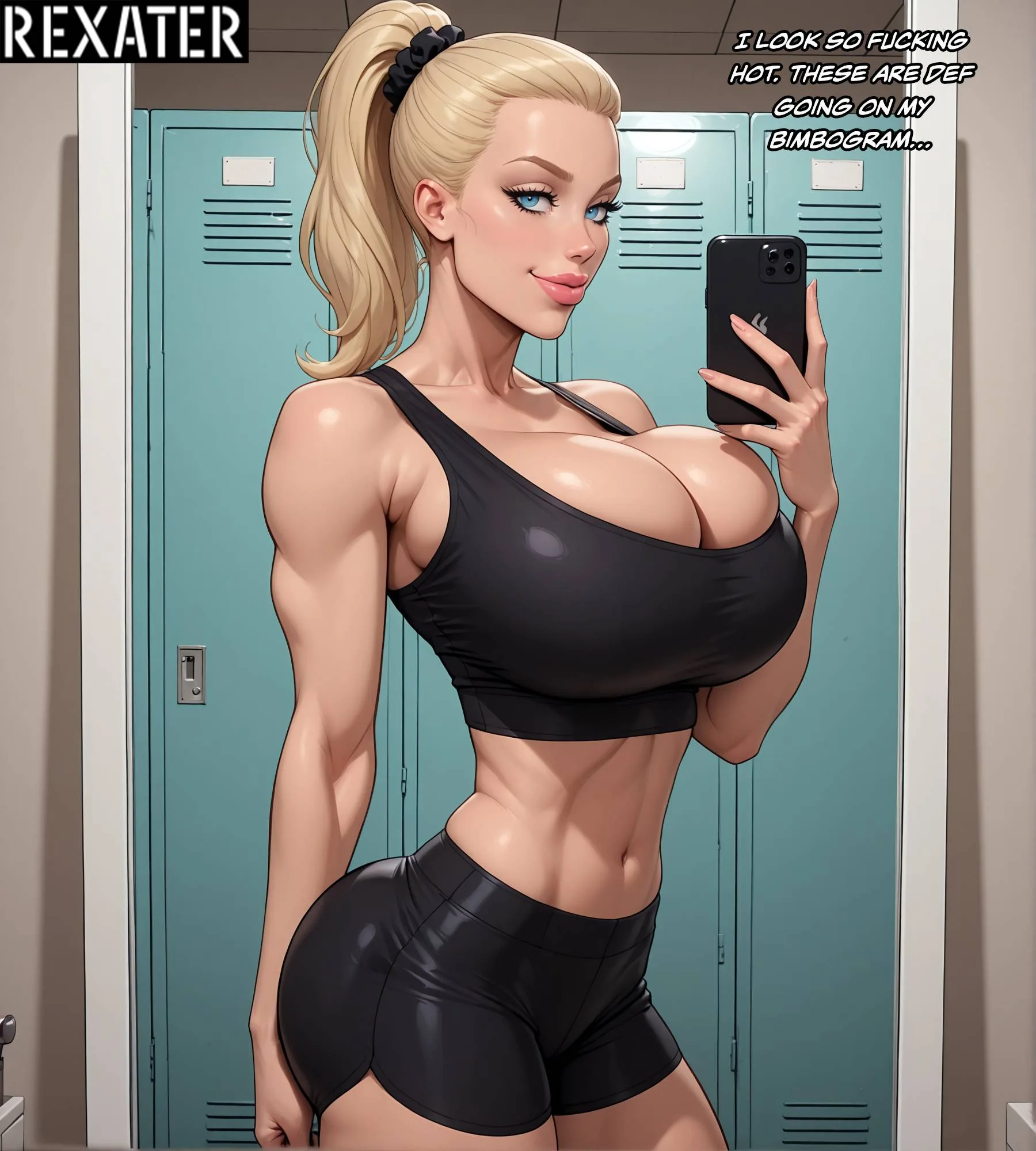 Serena Taking Care of Her Boys [Rexater’s Interracial], Chrissy Workout Session, page 4 of 18