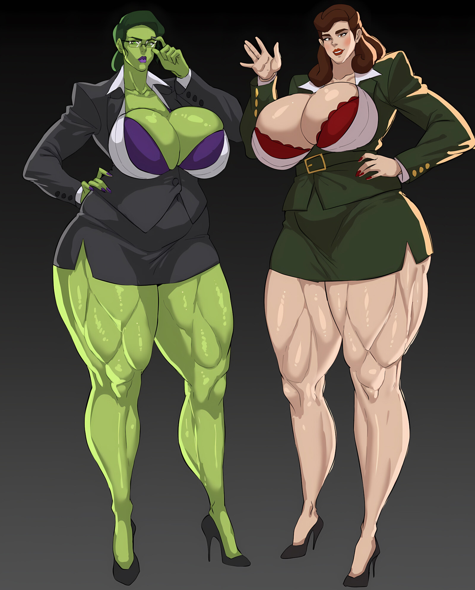 She-Hulk & Peggy Carter [Cyberboi], She-Hulk & Peggy Carter (Marvel), page 1 of 23