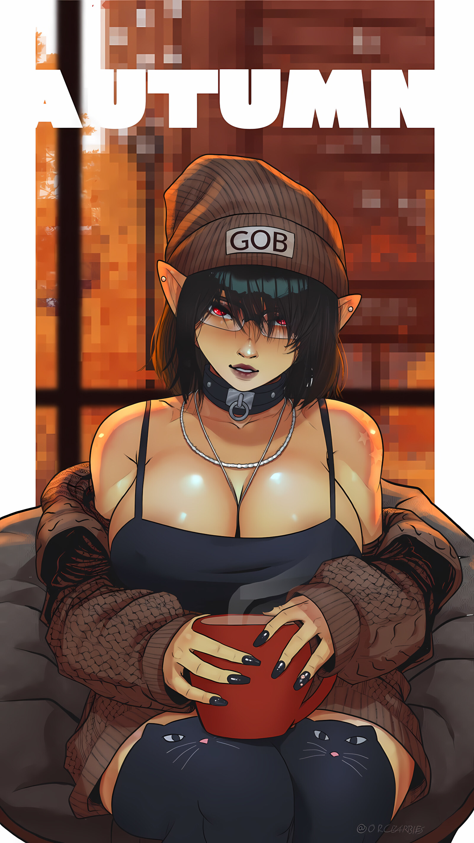 Artworks and Misc. Content [OrcBarbies], Gobbo Nut November / April Hotties / Gobfriendtober 2021-23, page 47 of 48