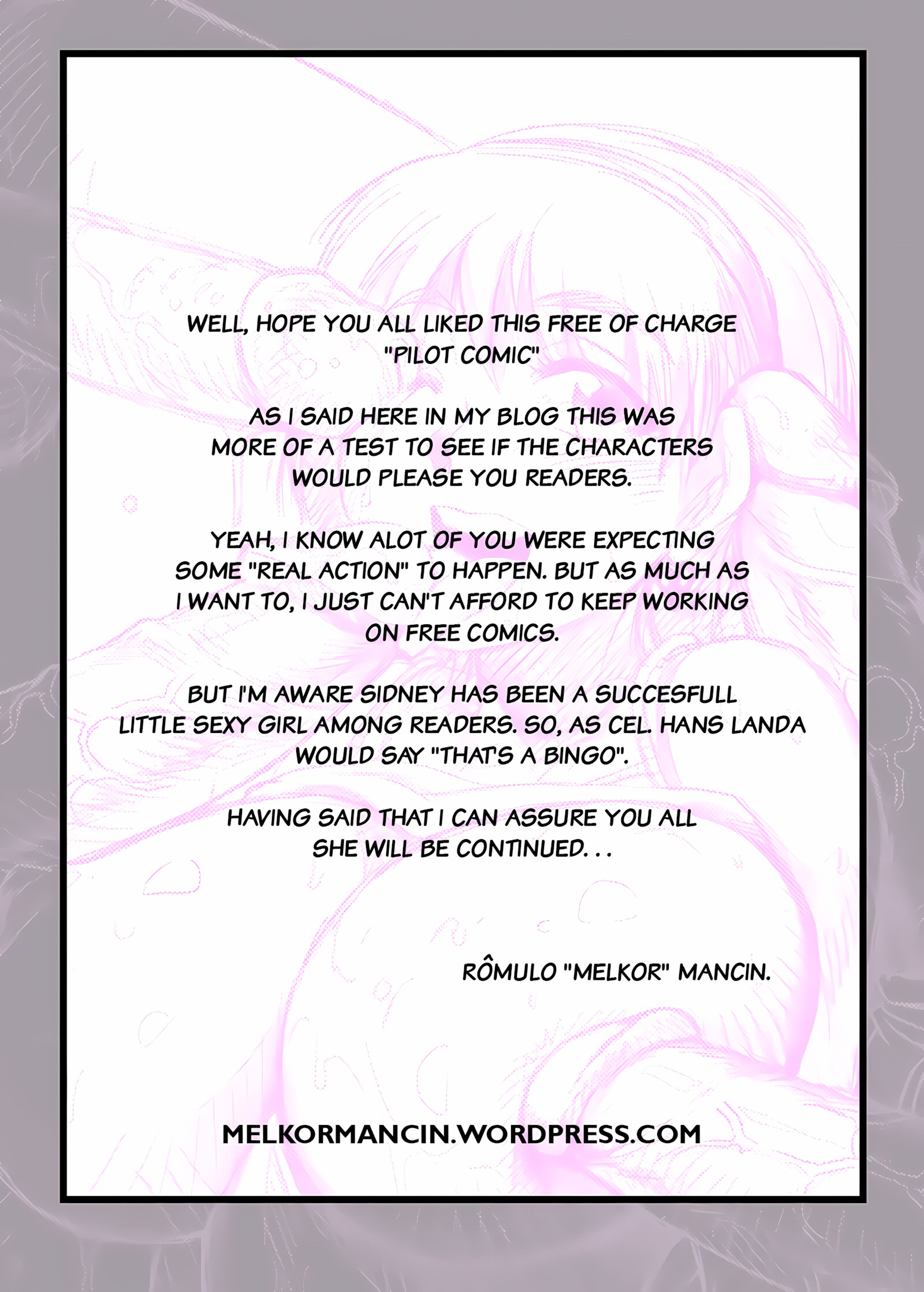 Sidney [Romulo Melkor Mancin], Sidney 1, page 13 of 14