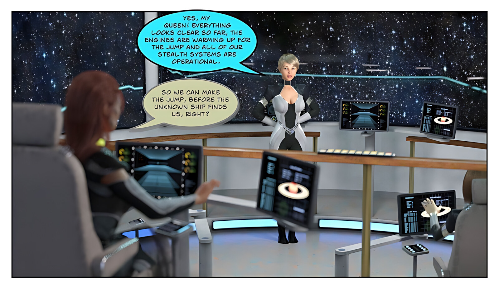 Space Bimbo [ABimboLeb], Space Bimbo, page 8 of 78
