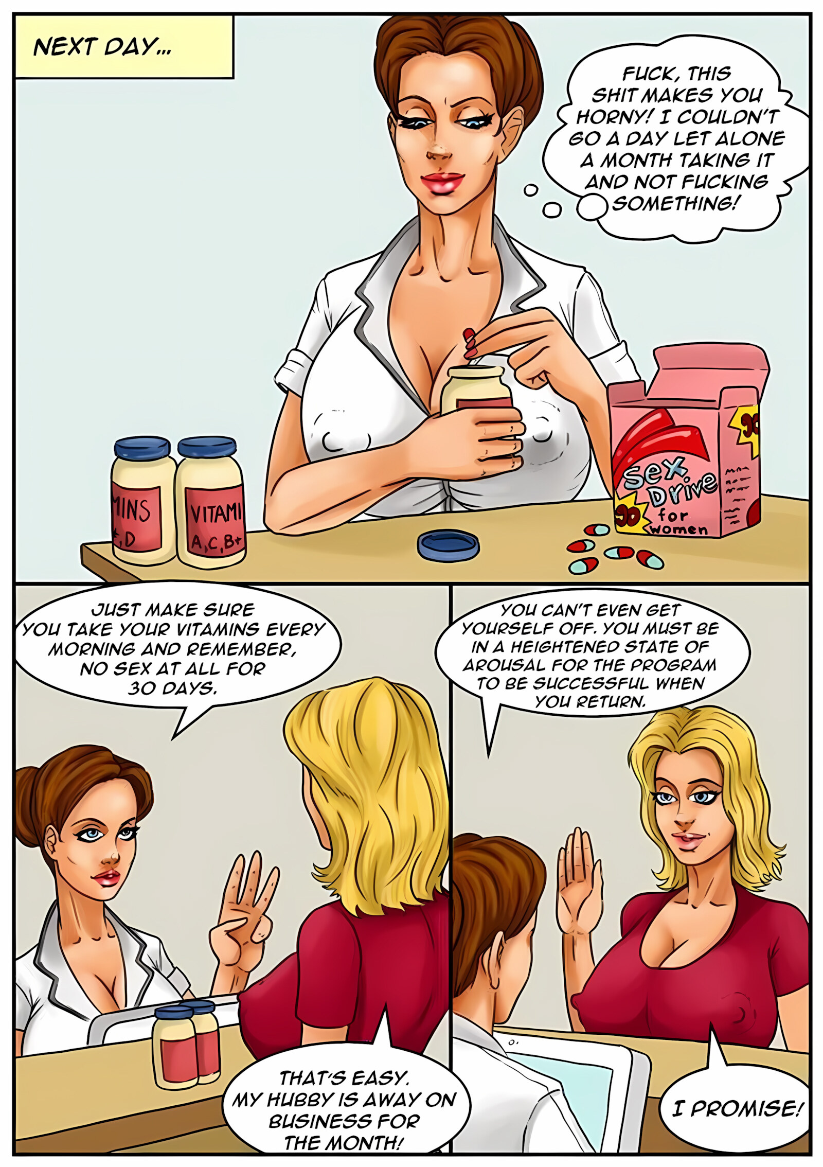Sperm Bank [Kaos Comics], Sperm Bank 2, page 4 of 35