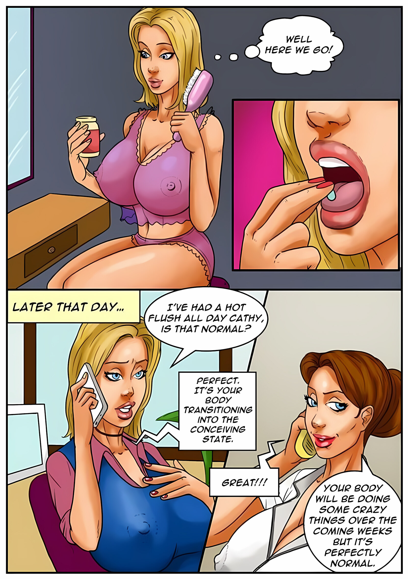 Sperm Bank [Kaos Comics], Sperm Bank 2, page 5 of 35