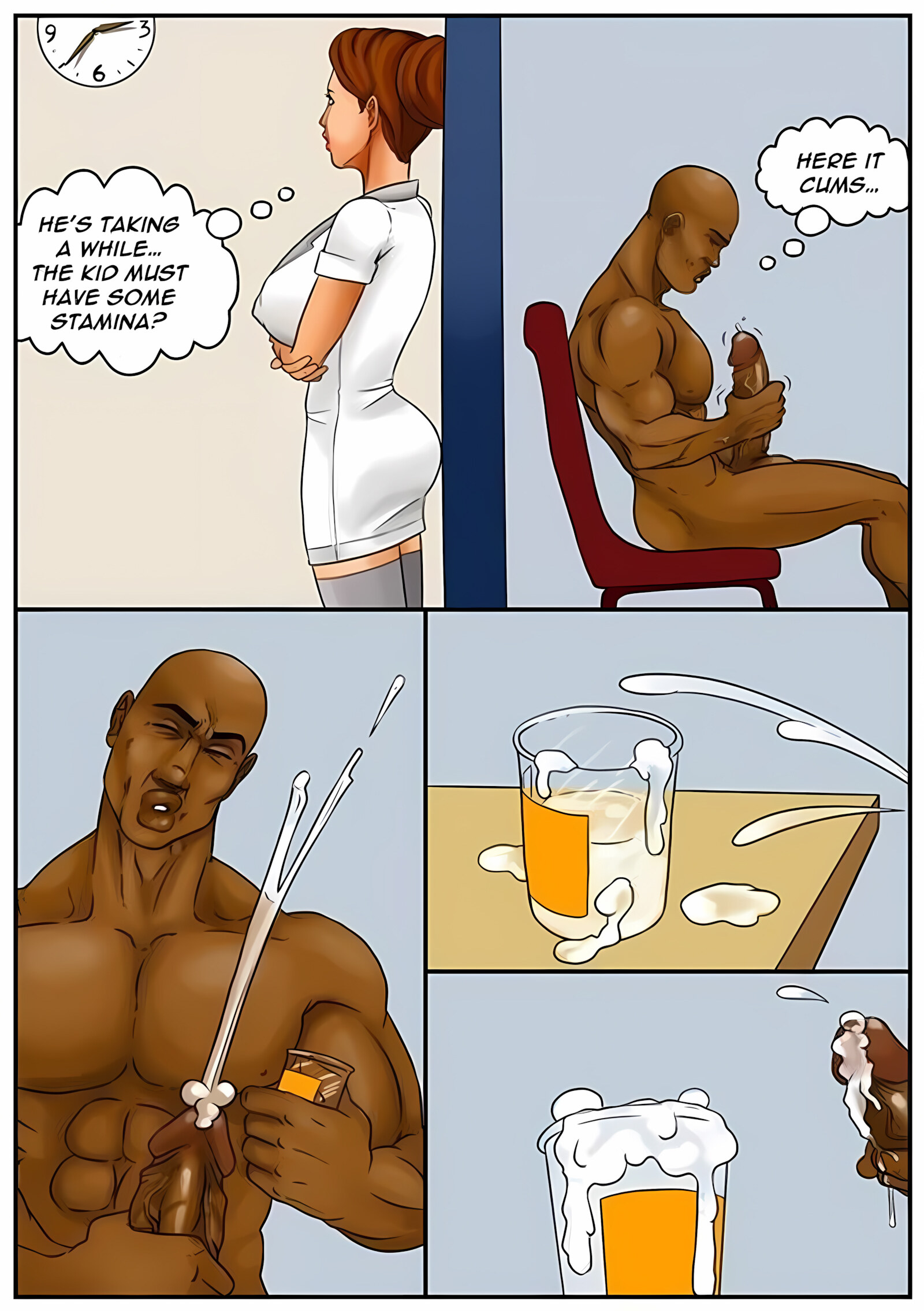 Sperm Bank [Kaos Comics], Sperm Bank 1, page 8 of 19