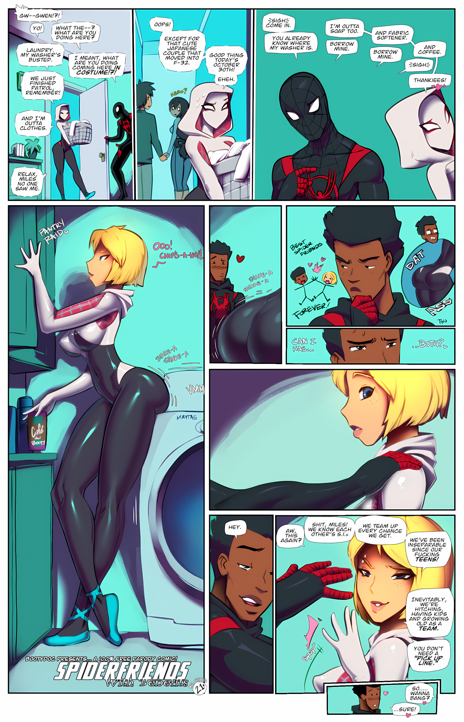 Spiderfriends With Benefits [Fred Perry], Spiderfriends With Benefits, page 1 of 18