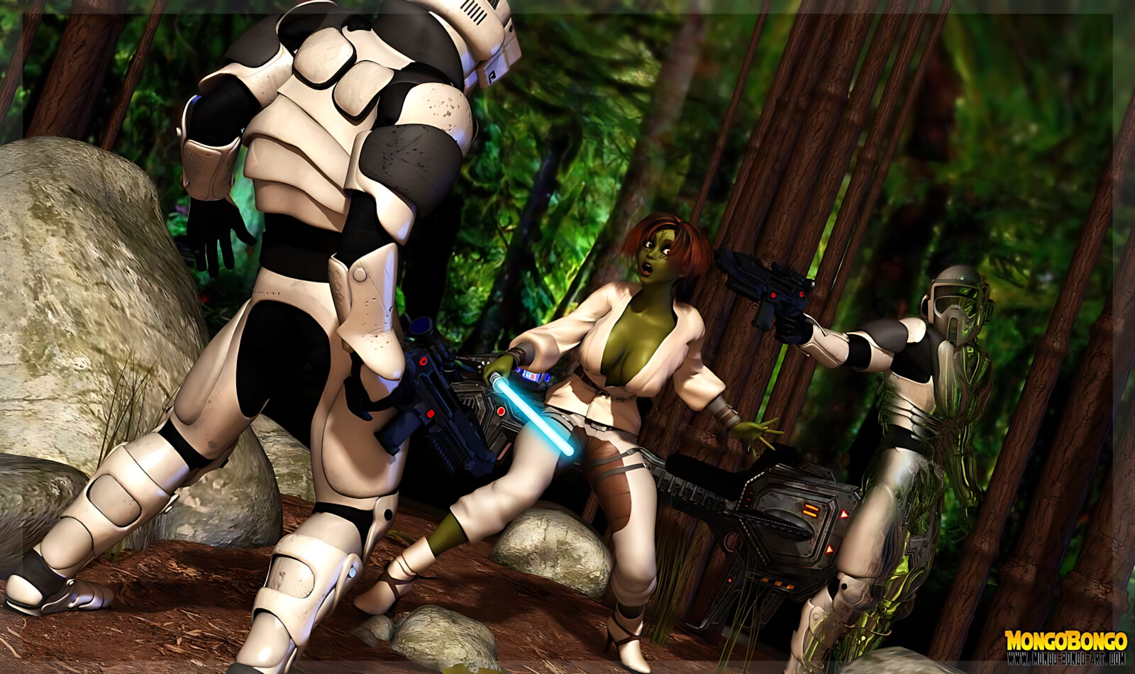 Star Wars Storm Troopers DP Sexy Alien Girl [Mongo Bongo], Star Wars Storm Troopers DP Sexy Alien Girl, page 3 of 35
