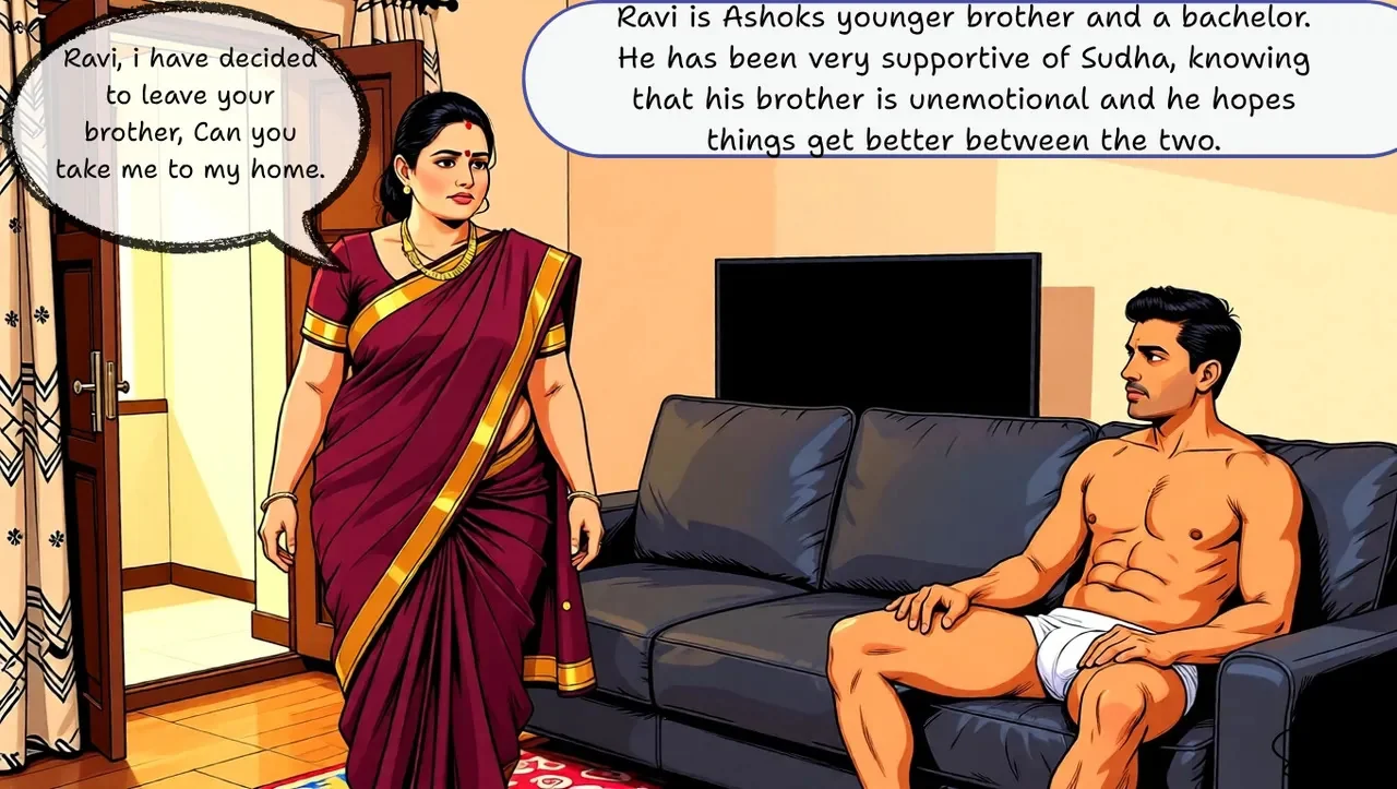 Sudha the Unsatisfied Housewife, 1. Sudha the Unsatisfied Housewife - Indian Porn, page 3 of 39