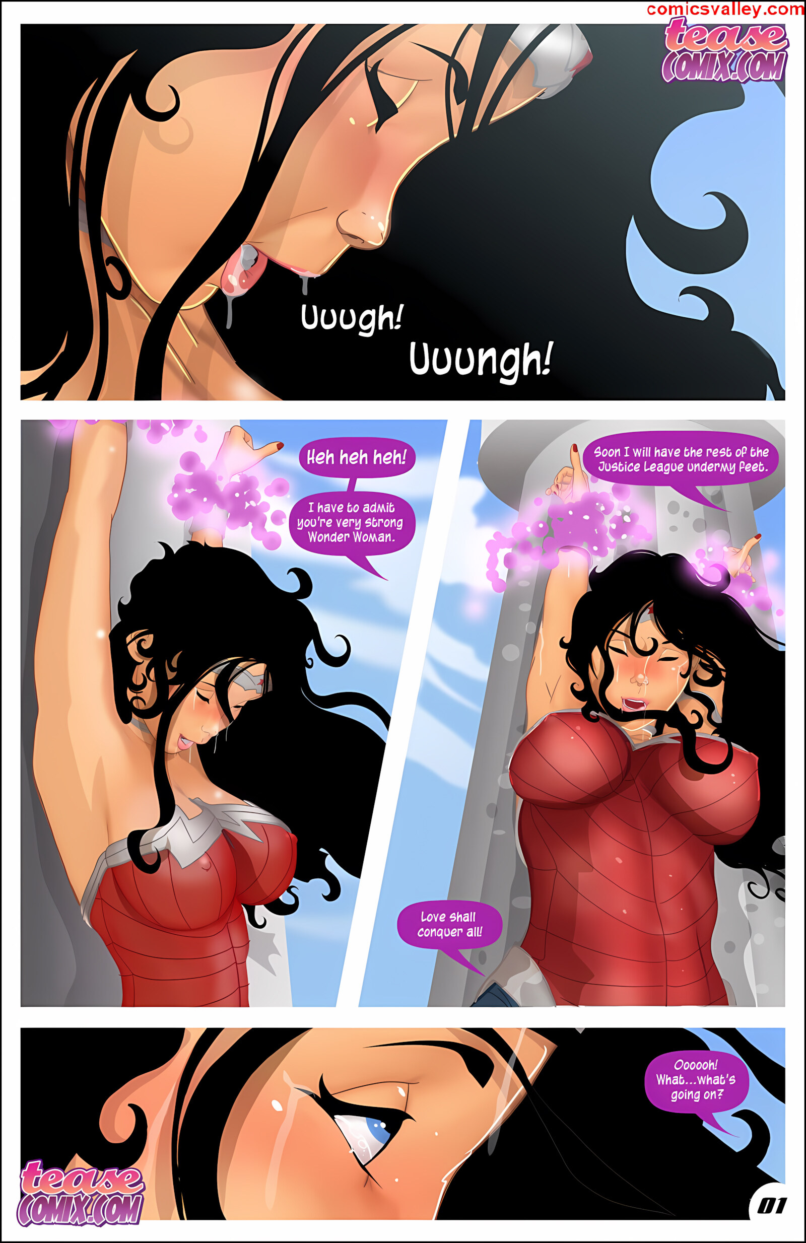 Super Bitches [Tease Comix], Super Bitches, page 2 of 23