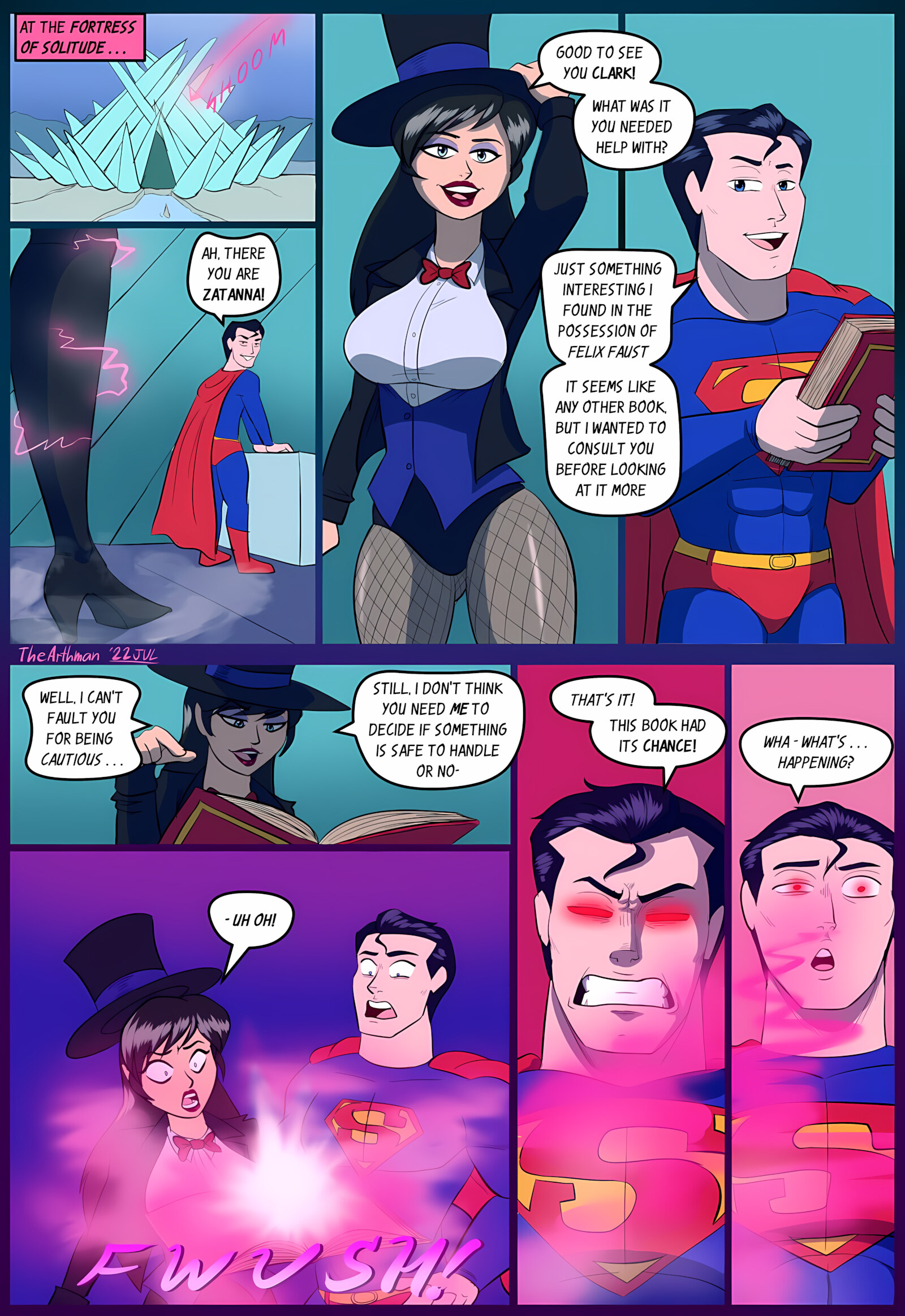 Superman: It’s Magic [The Arthman], Superman: It's Magic, page 2 of 11