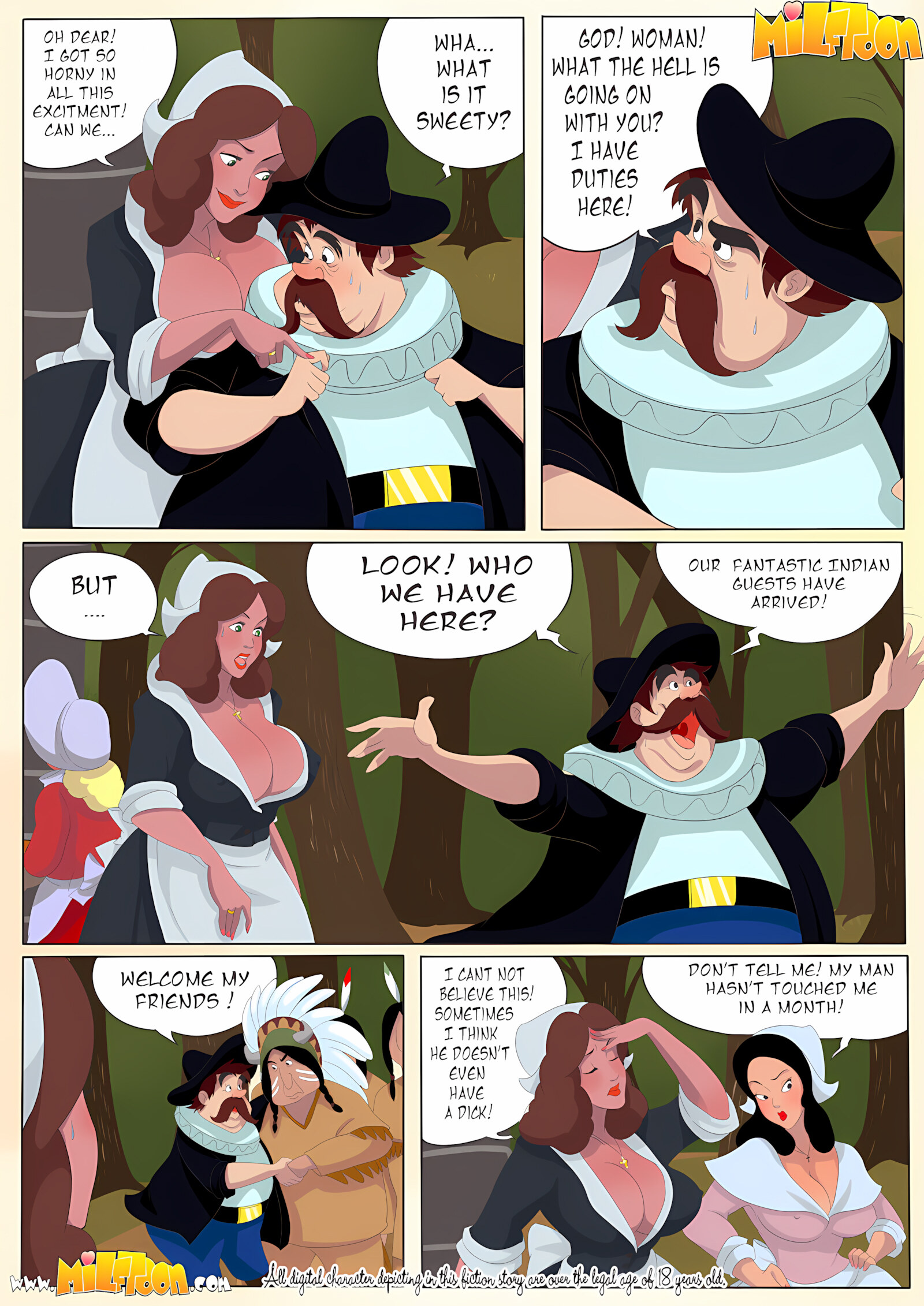 Thankstaking [Milftoon], Thankstaking, page 2 of 22