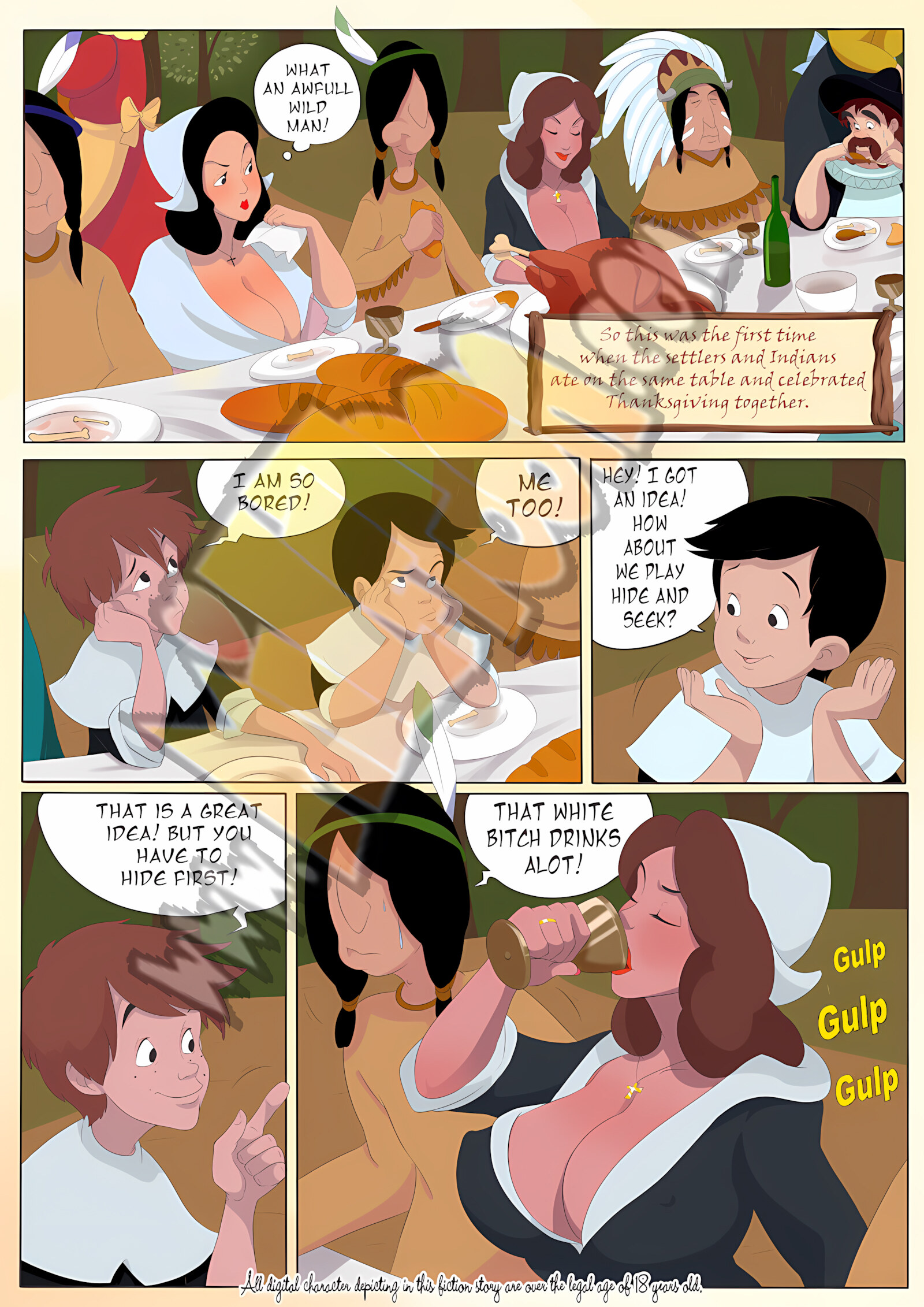 Thankstaking [Milftoon], Thankstaking, page 3 of 22