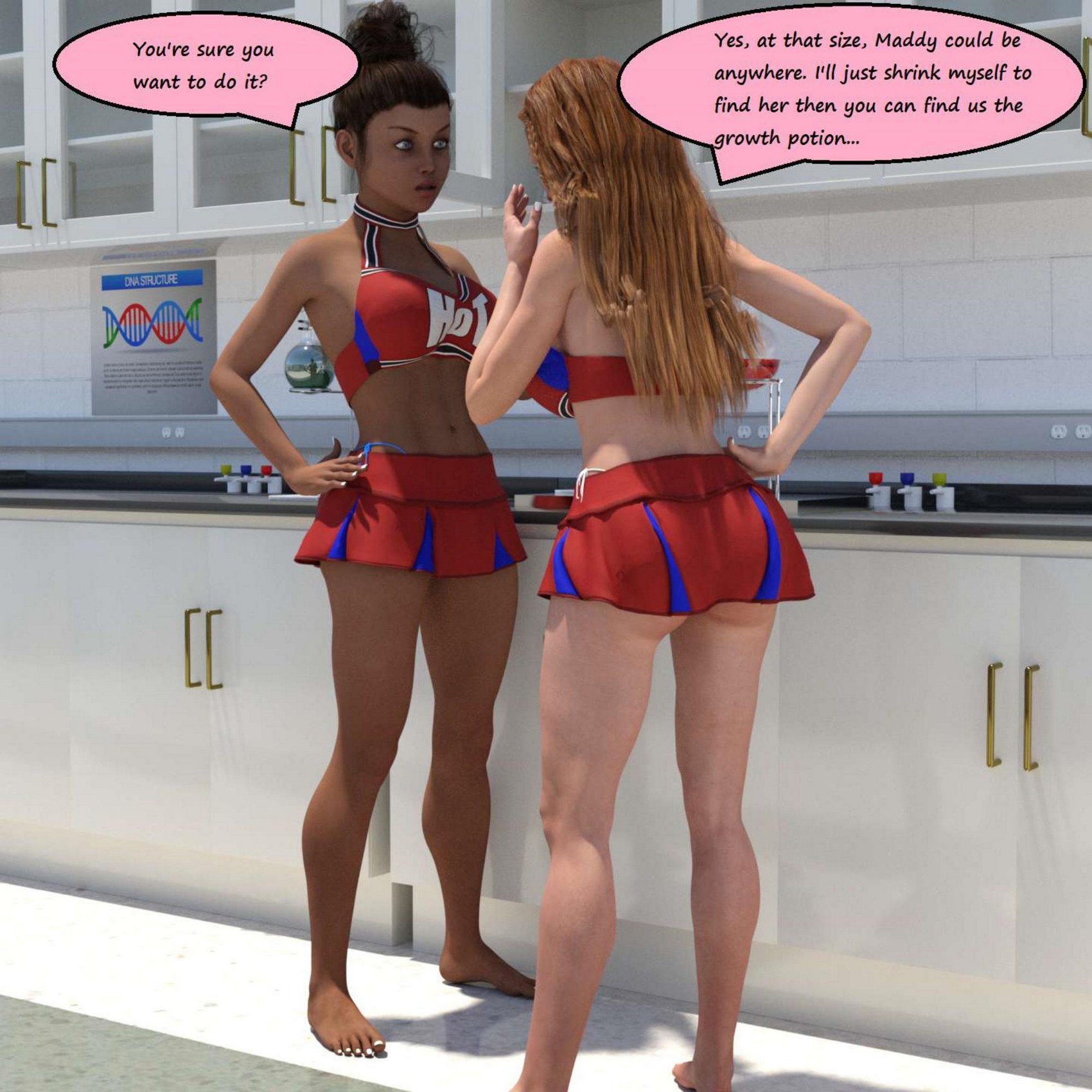 The Cheer Shrink Potion [SizeChange], The Cheer Shrink Potion, page 20 of 72