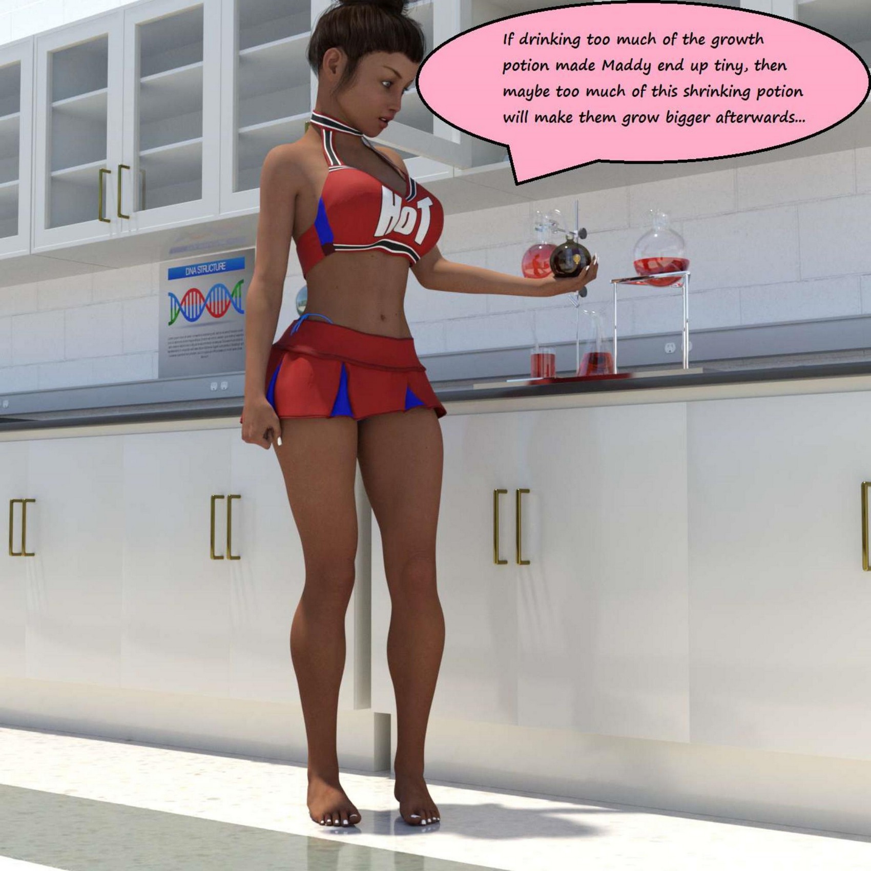 The Cheer Shrink Potion [SizeChange], The Cheer Shrink Potion, page 42 of 72
