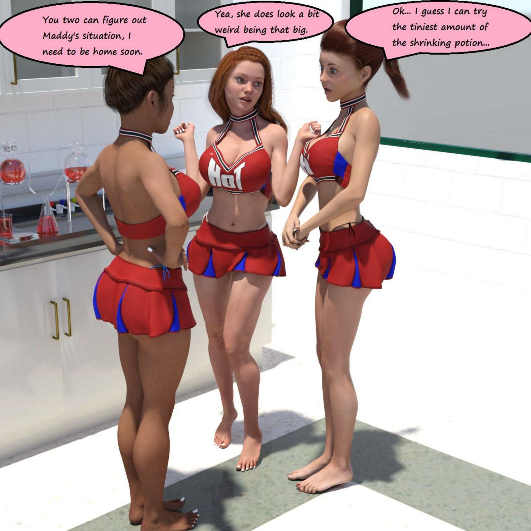The Cheer Shrink Potion [SizeChange], The Cheer Shrink Potion, page 53 of 72