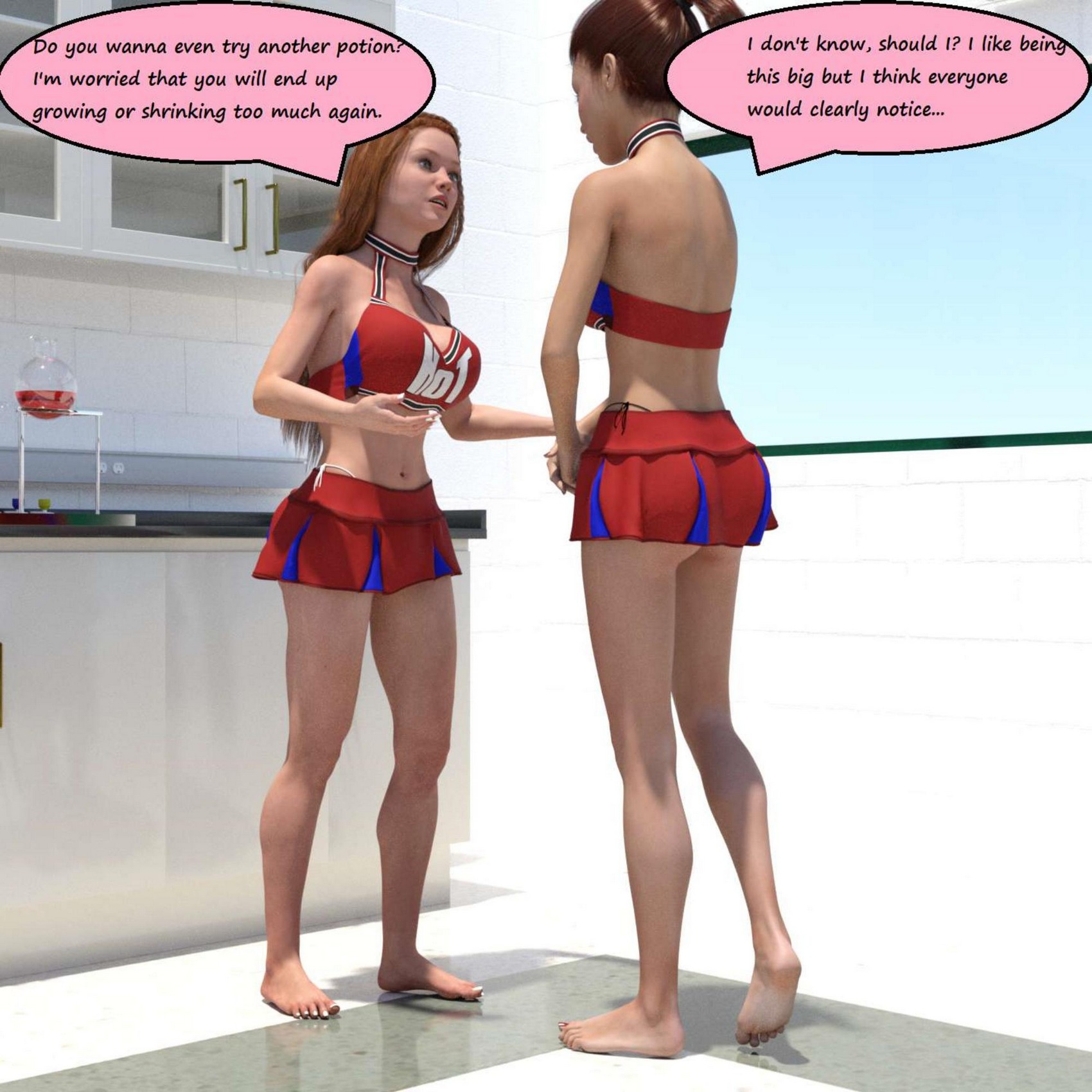 The Cheer Shrink Potion [SizeChange], The Cheer Shrink Potion, page 55 of 72