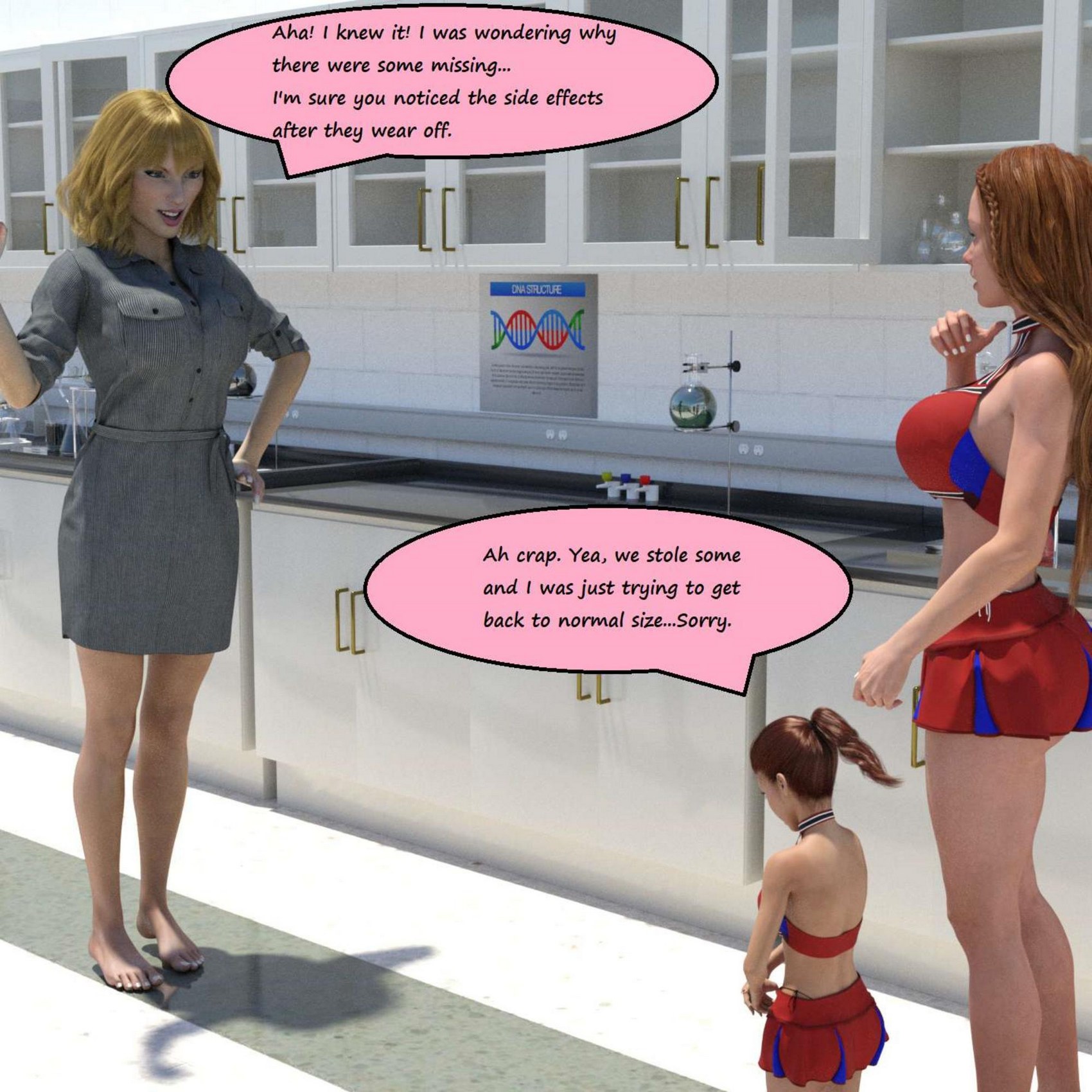The Cheer Shrink Potion [SizeChange], The Cheer Shrink Potion, page 59 of 72