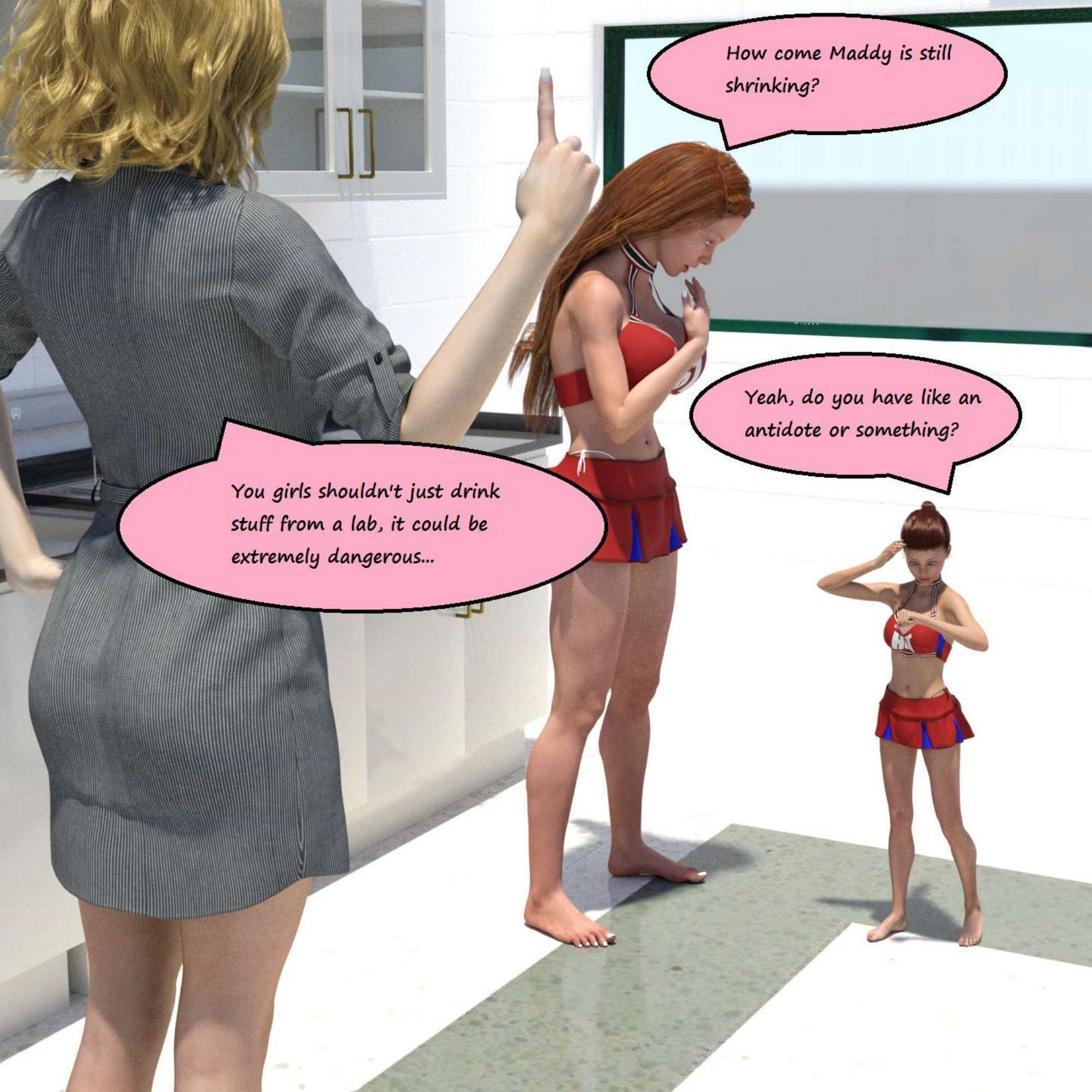 The Cheer Shrink Potion [SizeChange], The Cheer Shrink Potion, page 60 of 72