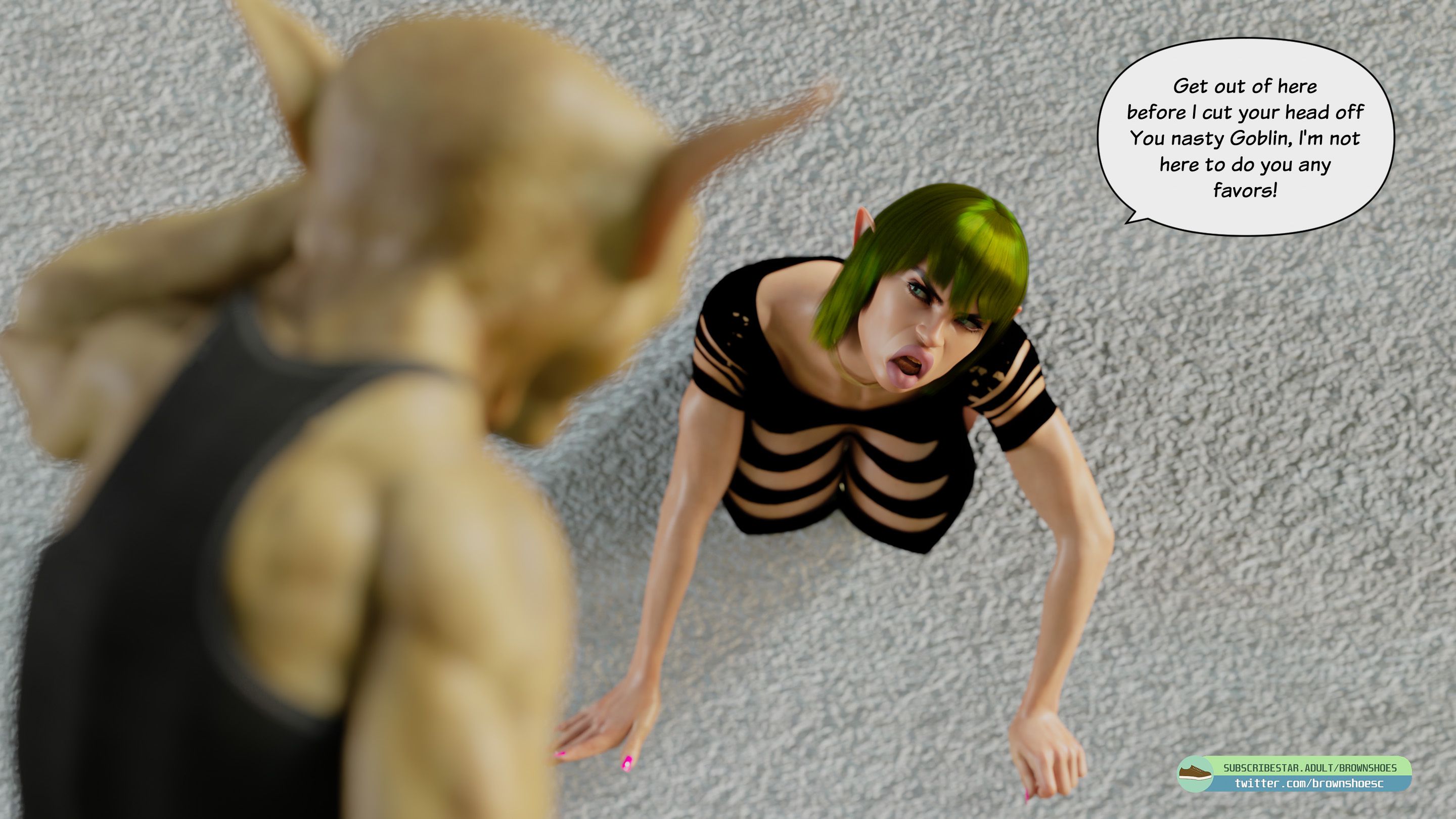 The Fall of the Elf Queen [Brown Shoes], The Fall of the Elf Queen 3, page 36 of 65