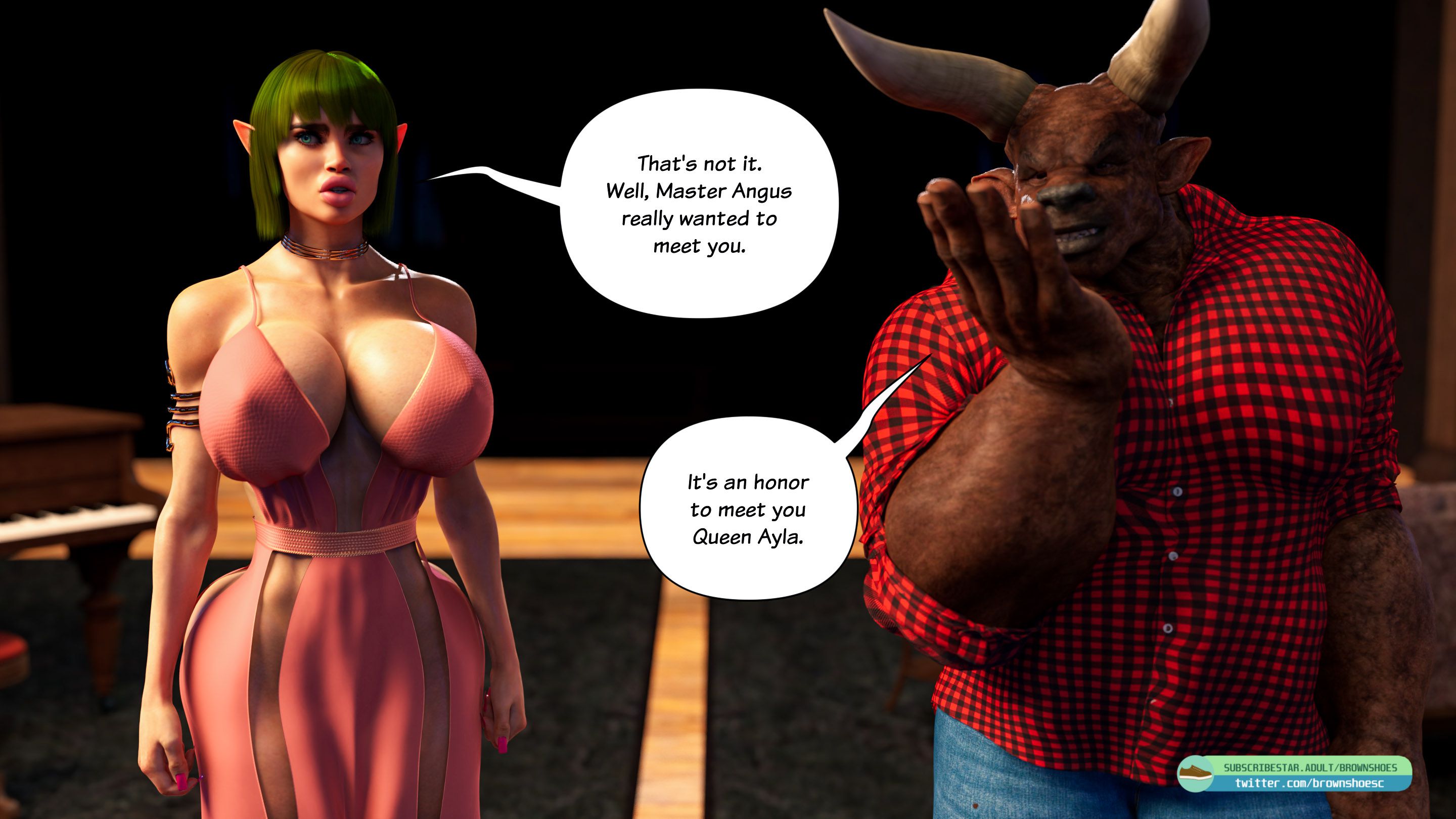 The Fall of the Elf Queen [Brown Shoes], The Fall of the Elf Queen 2, page 3 of 64