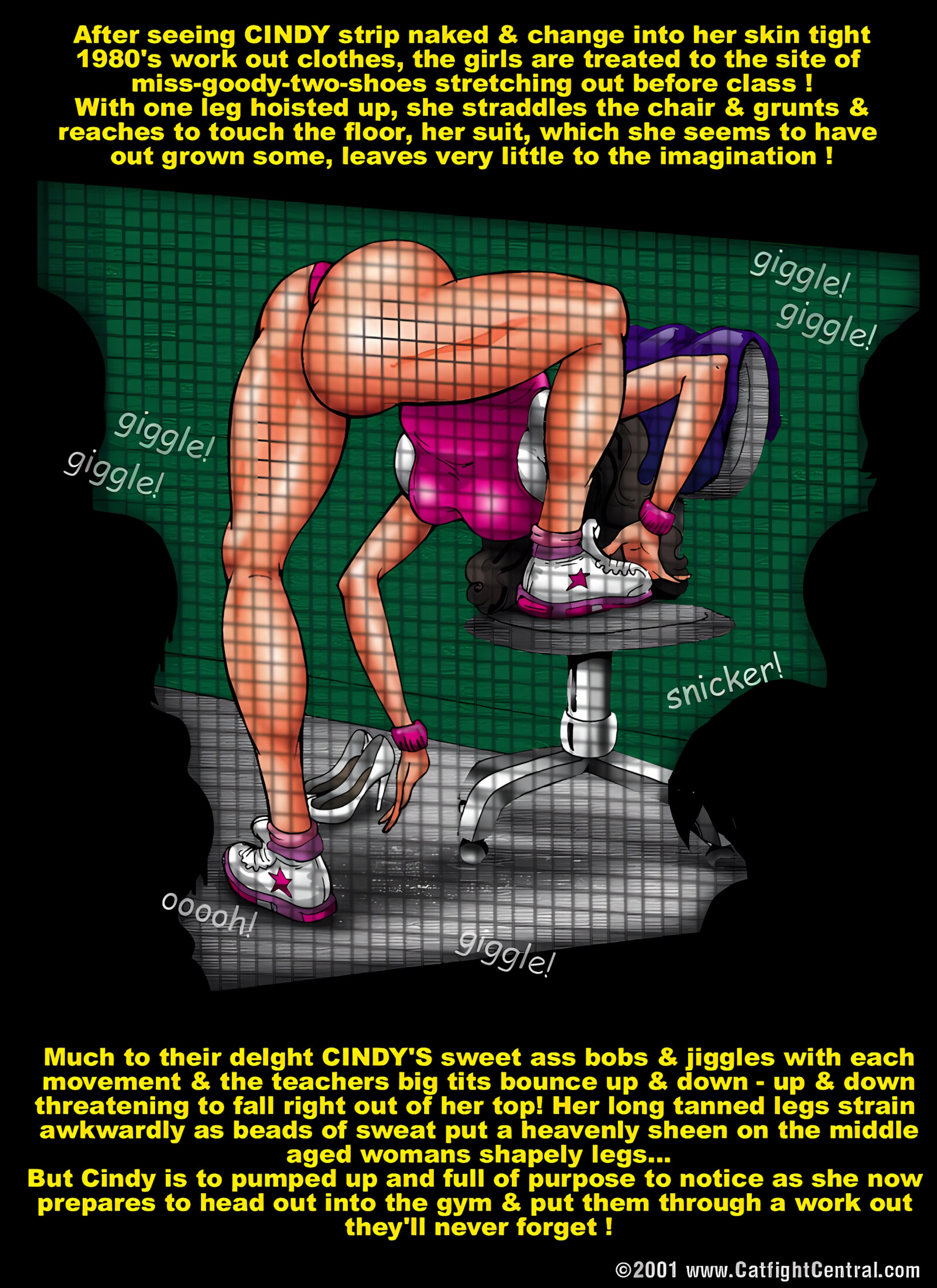The Girls of Rival High – Cindy Gets Pinned! [Smudge], The Girls of Rival High - Cindy Gets Pinned!, page 4 of 11
