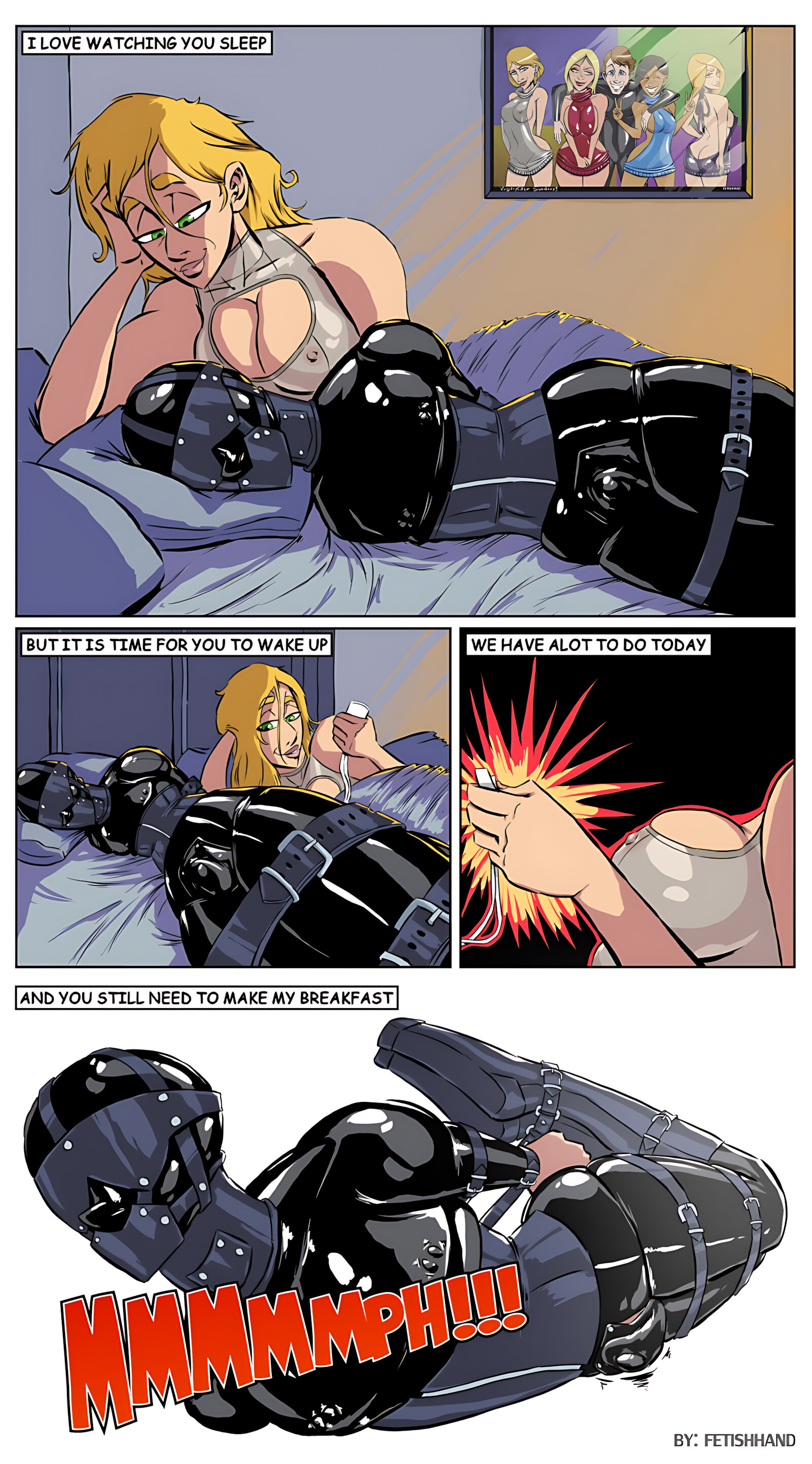 The Latex Couple – The Handover [Fetishhand], The Latex Couple - The Handover, page 4 of 17