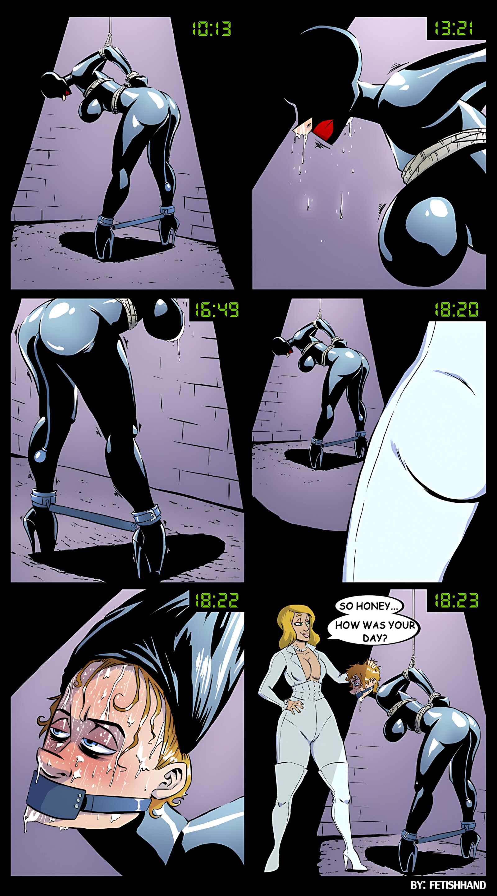 The Latex Couple – The Handover [Fetishhand], The Latex Couple - The Handover, page 9 of 17