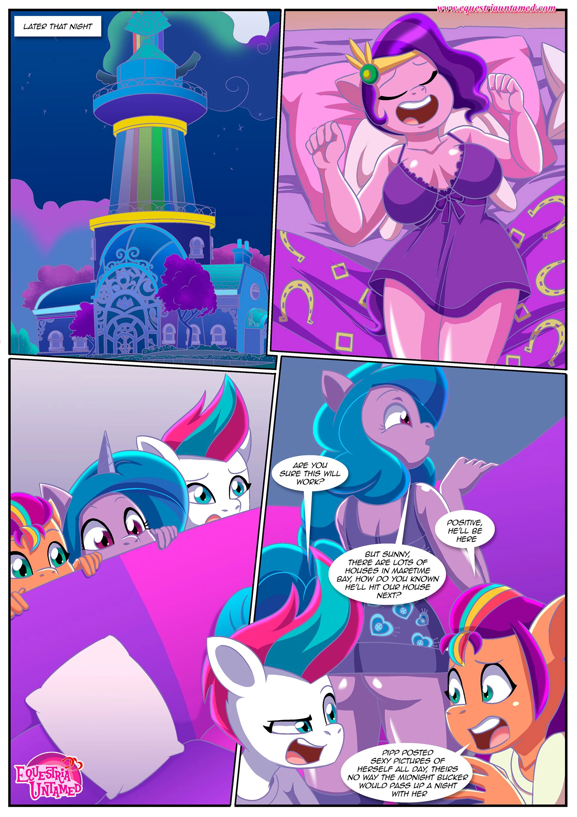 The Midnight Bucker (My Little Pony: A New Generation) [Palcomix], 1 . The Midnight Bucker - (My Little Pony: A New Generation) [Palcomix], page 7 of 21