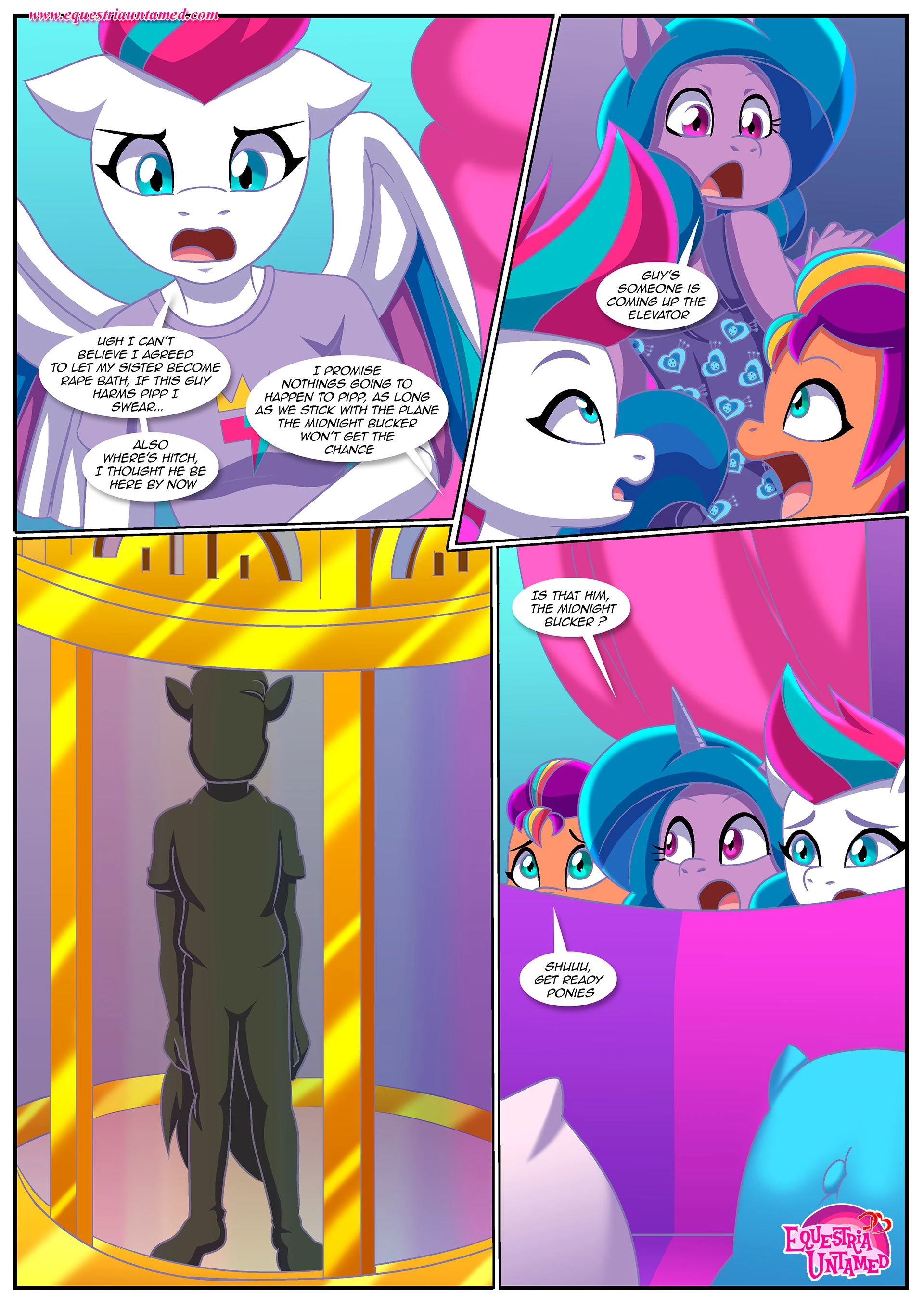 The Midnight Bucker (My Little Pony: A New Generation) [Palcomix], 1 . The Midnight Bucker - (My Little Pony: A New Generation) [Palcomix], page 8 of 21