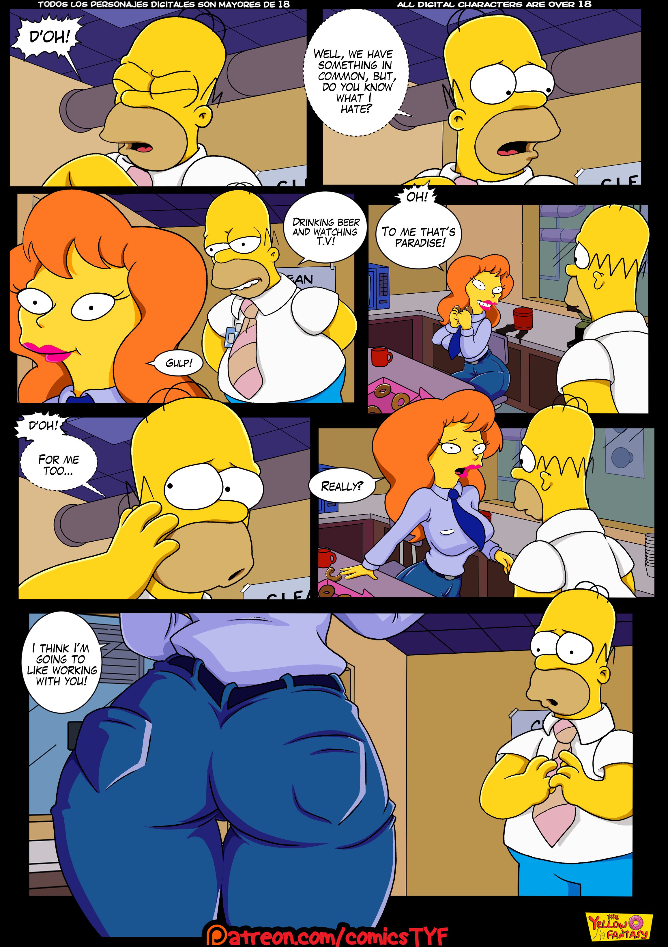 The Yellow Fantasy Series [The Simpsons], Radioactive Love - Chapter 1.5, page 8 of 31