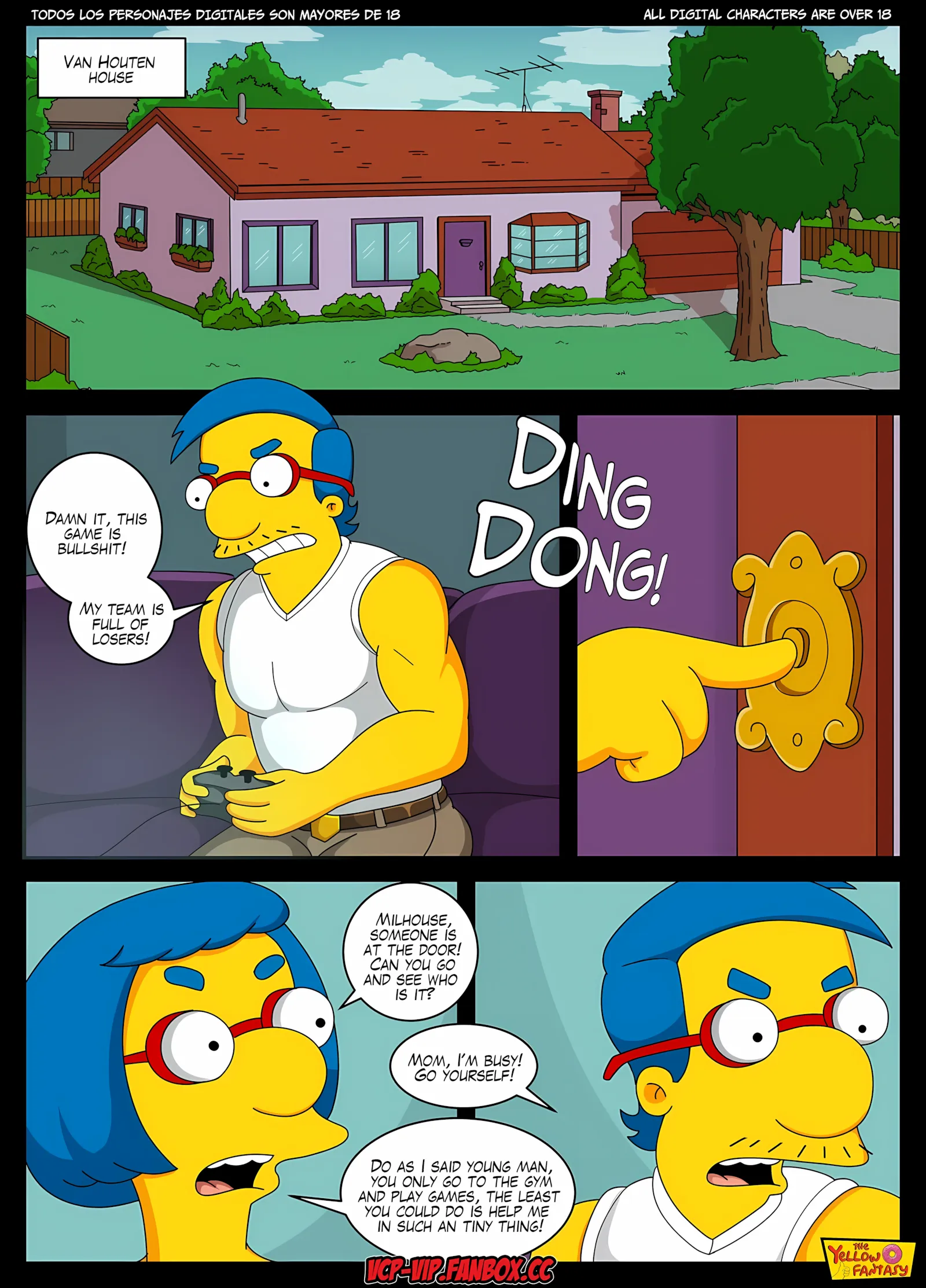 The Yellow Fantasy Series [The Simpsons], Annika Van Houten- Chapter 6, page 2 of 16