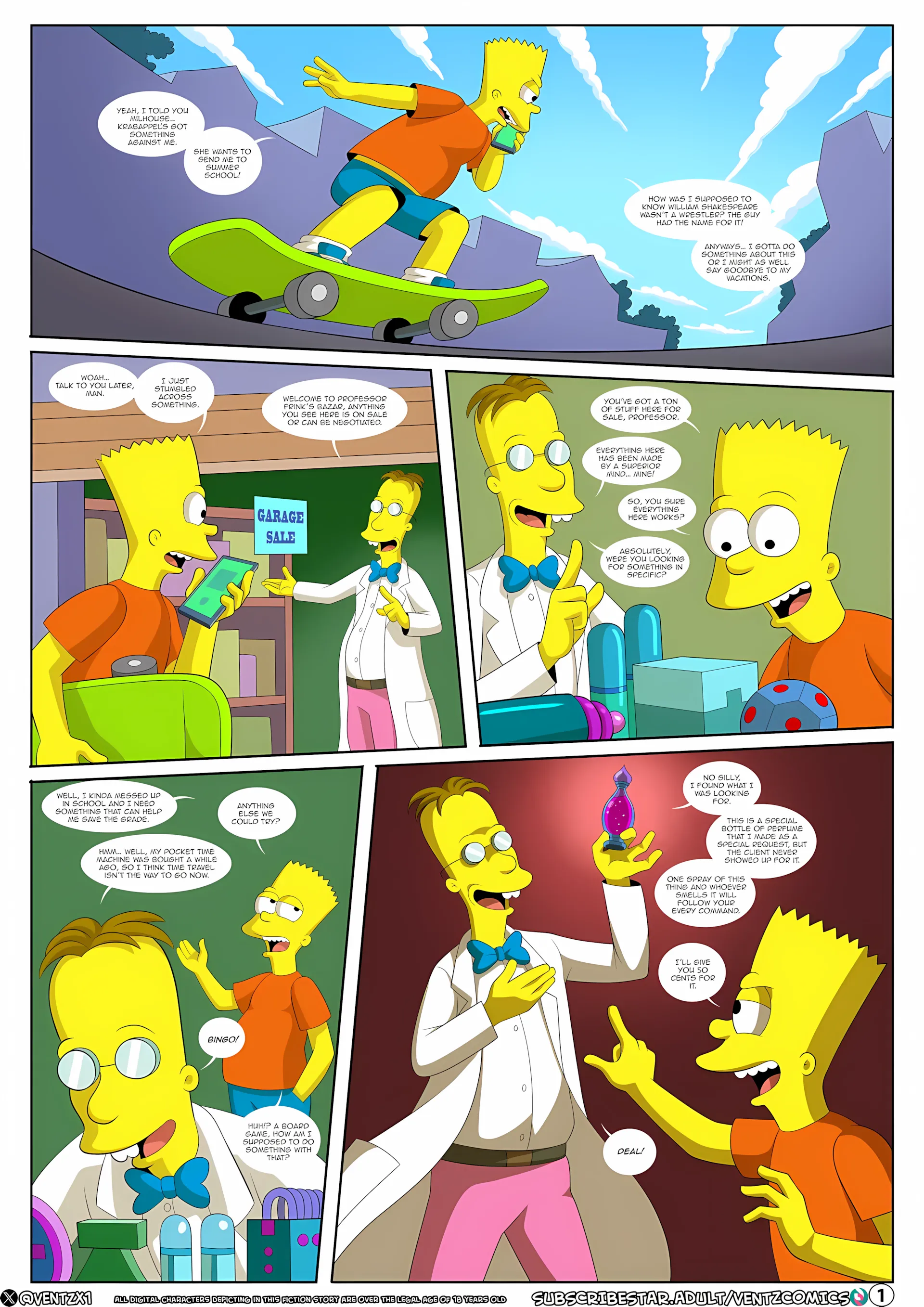 The Perfume – The Simpsons, 1. The Perfume - The Simpsons [VentZX], page 2 of 13