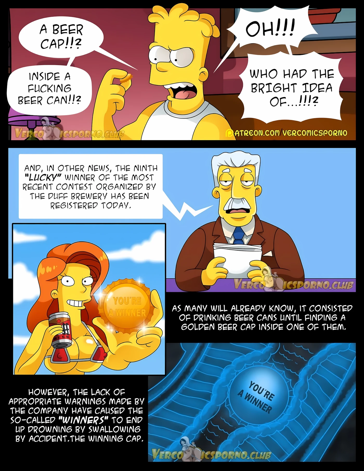 There’s No Sex Without EX (The Simpsons), 1 . There's No Sex Without EX [Milky Bunny], page 8 of 51