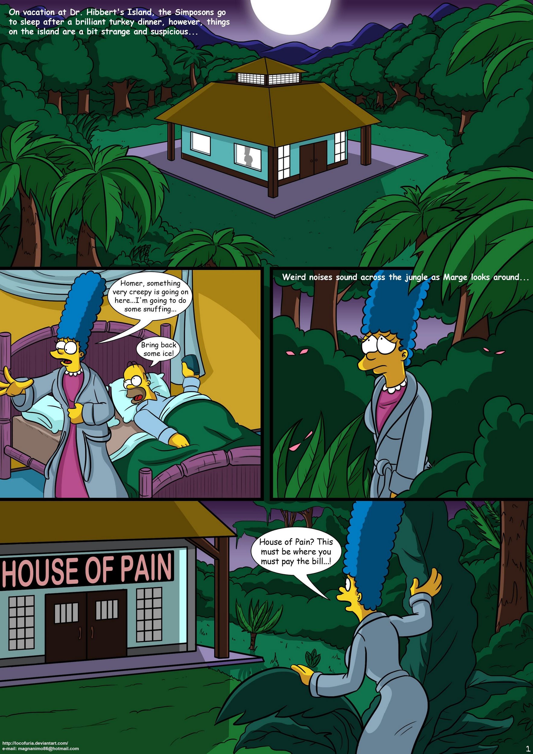 Treehouse Of Horror [KogeiKun], Treehouse Of Horror 1, page 1 of 26
